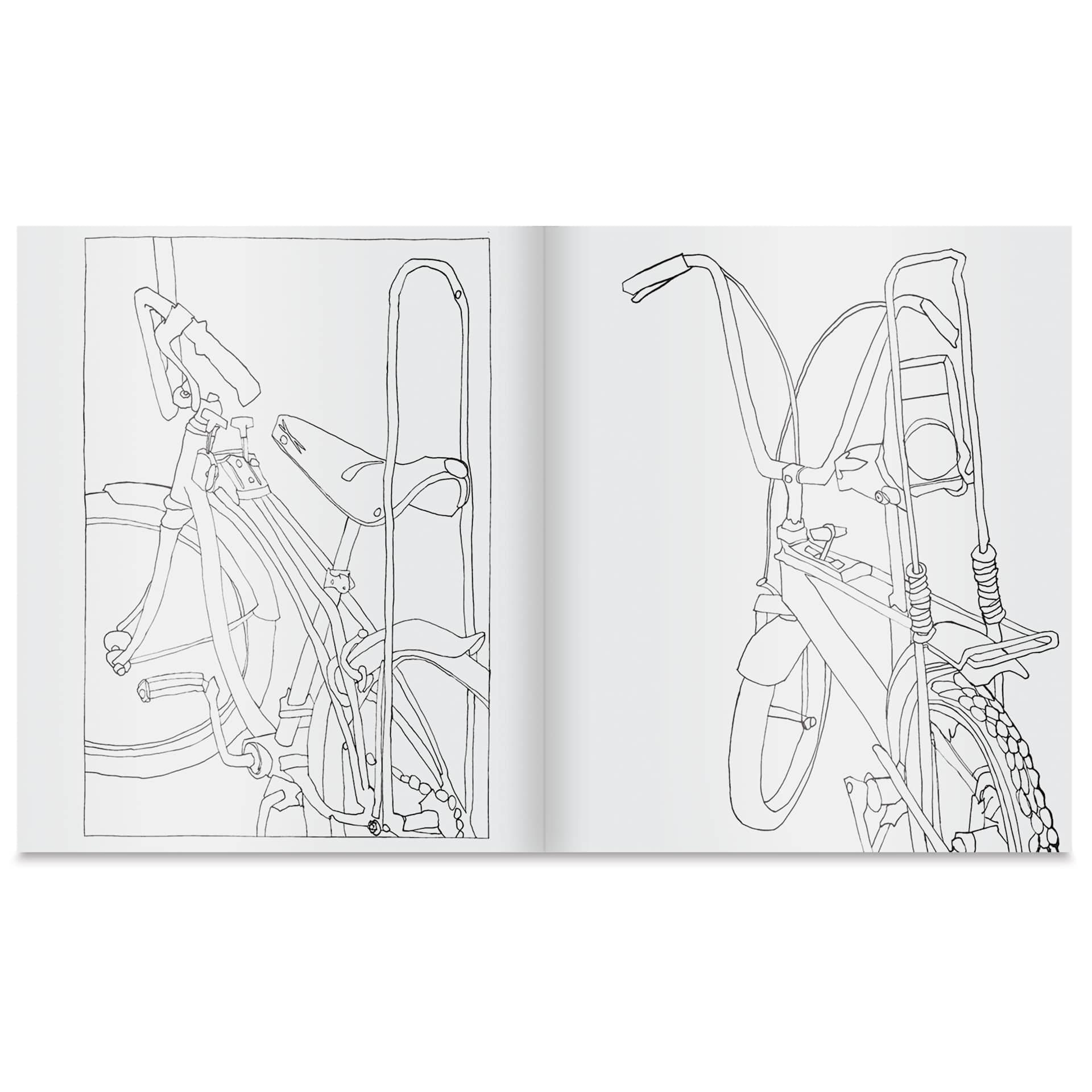 The Classic Bicycle Coloring Book, bicycle with sissy bar