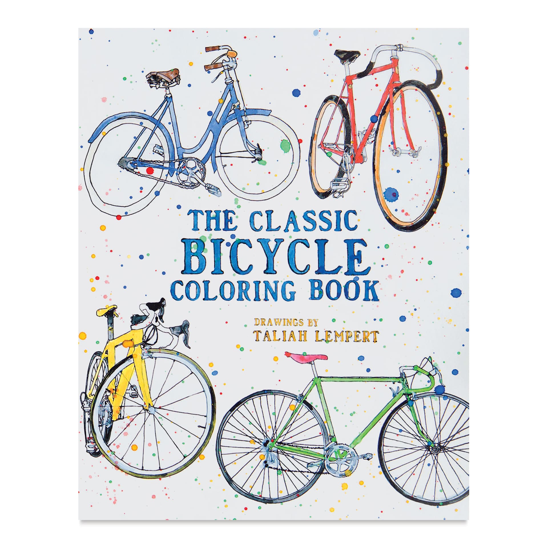 The Classic Bicycle Coloring Book, front cover