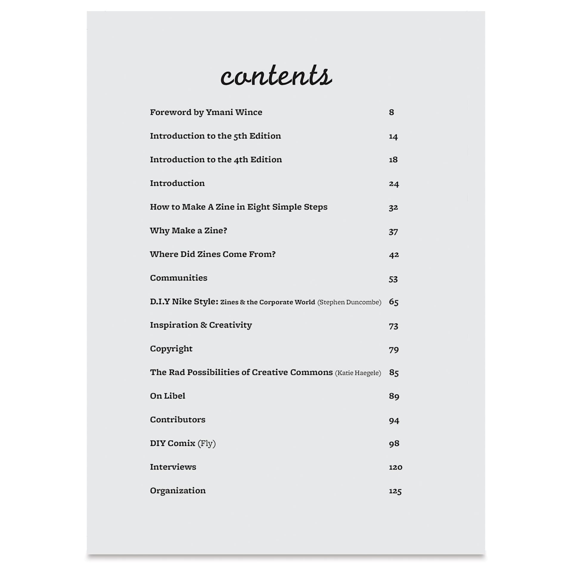 Make a Zine!: Start Your Own Underground Publishing Revolution - Paperback, 192 Pages, table of contents