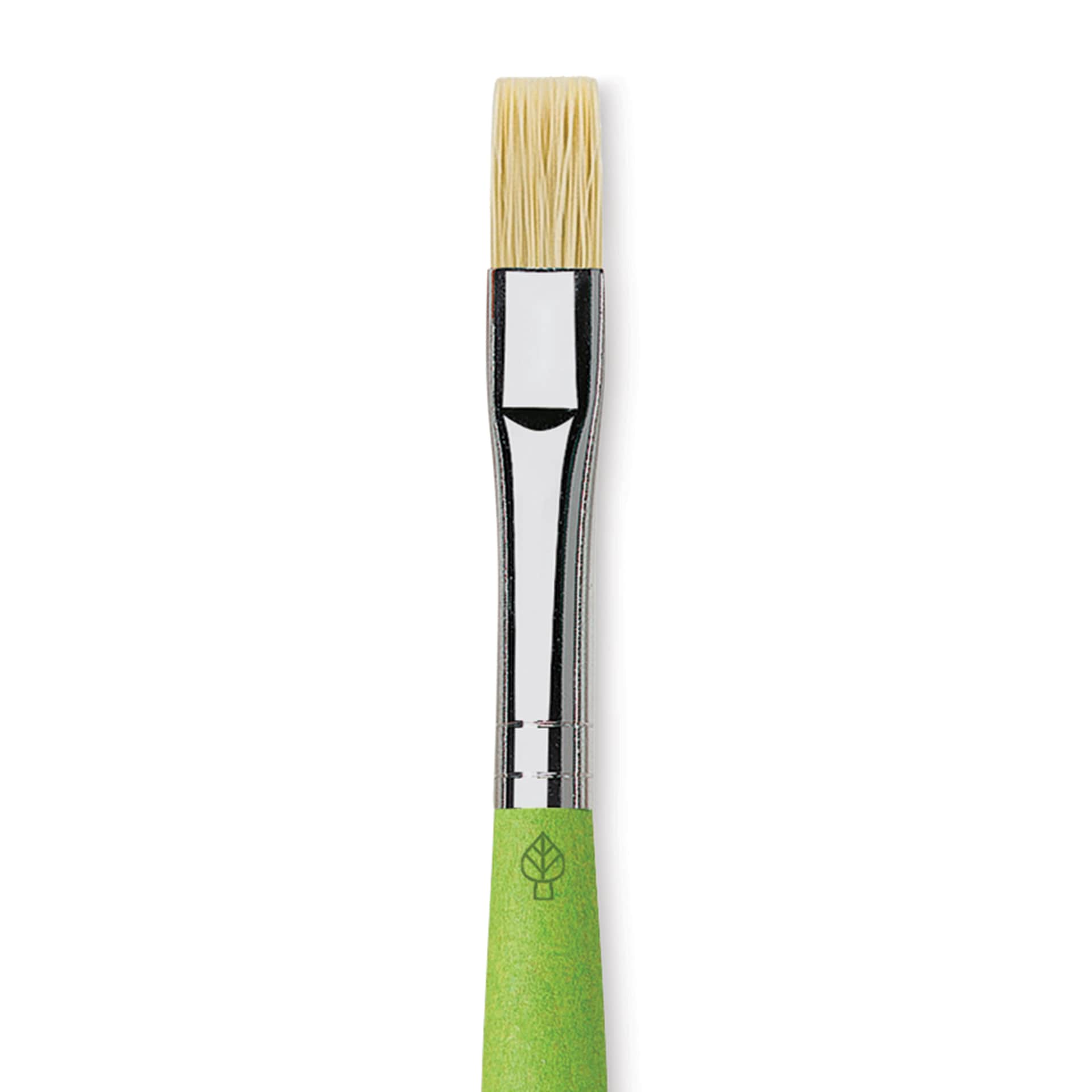 Da Vinci Fit Synthetic Bristle Brush - Flat, Size 8, close up