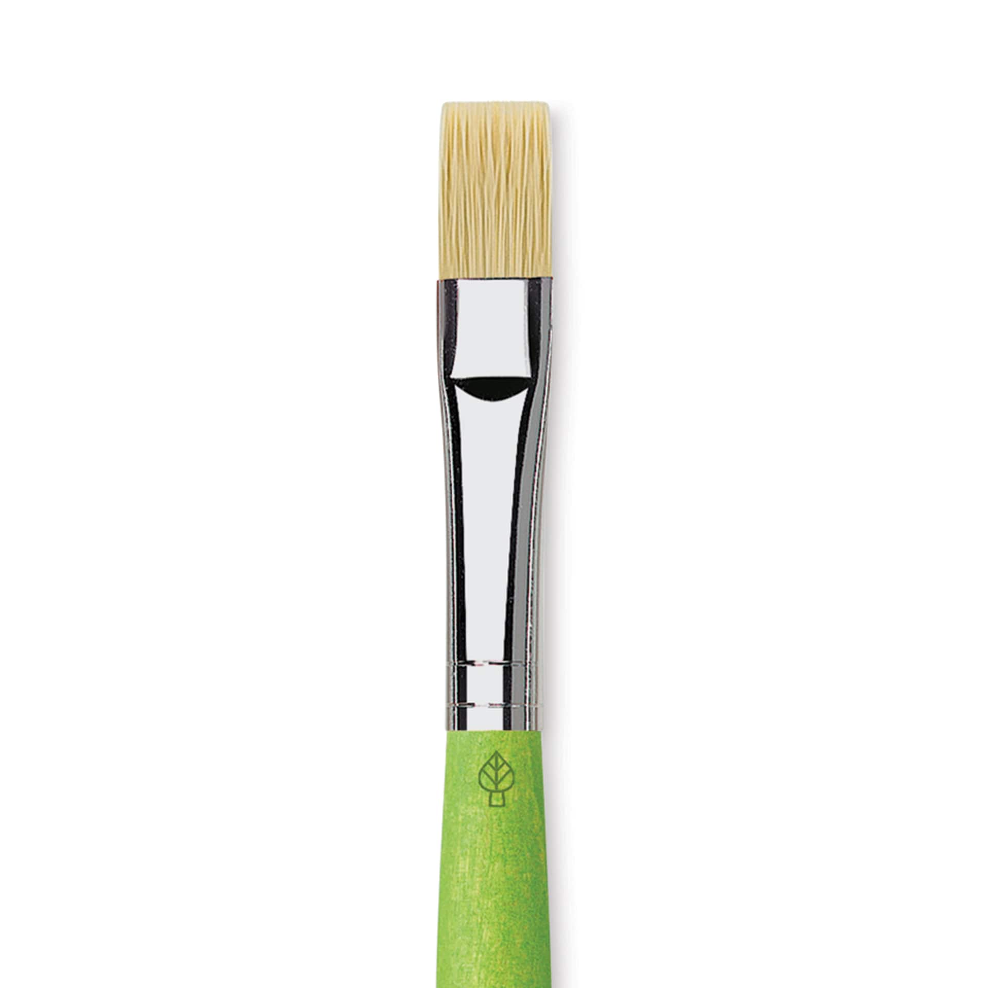 Da Vinci Fit Synthetic Bristle Brush - Flat, Size 10, close up