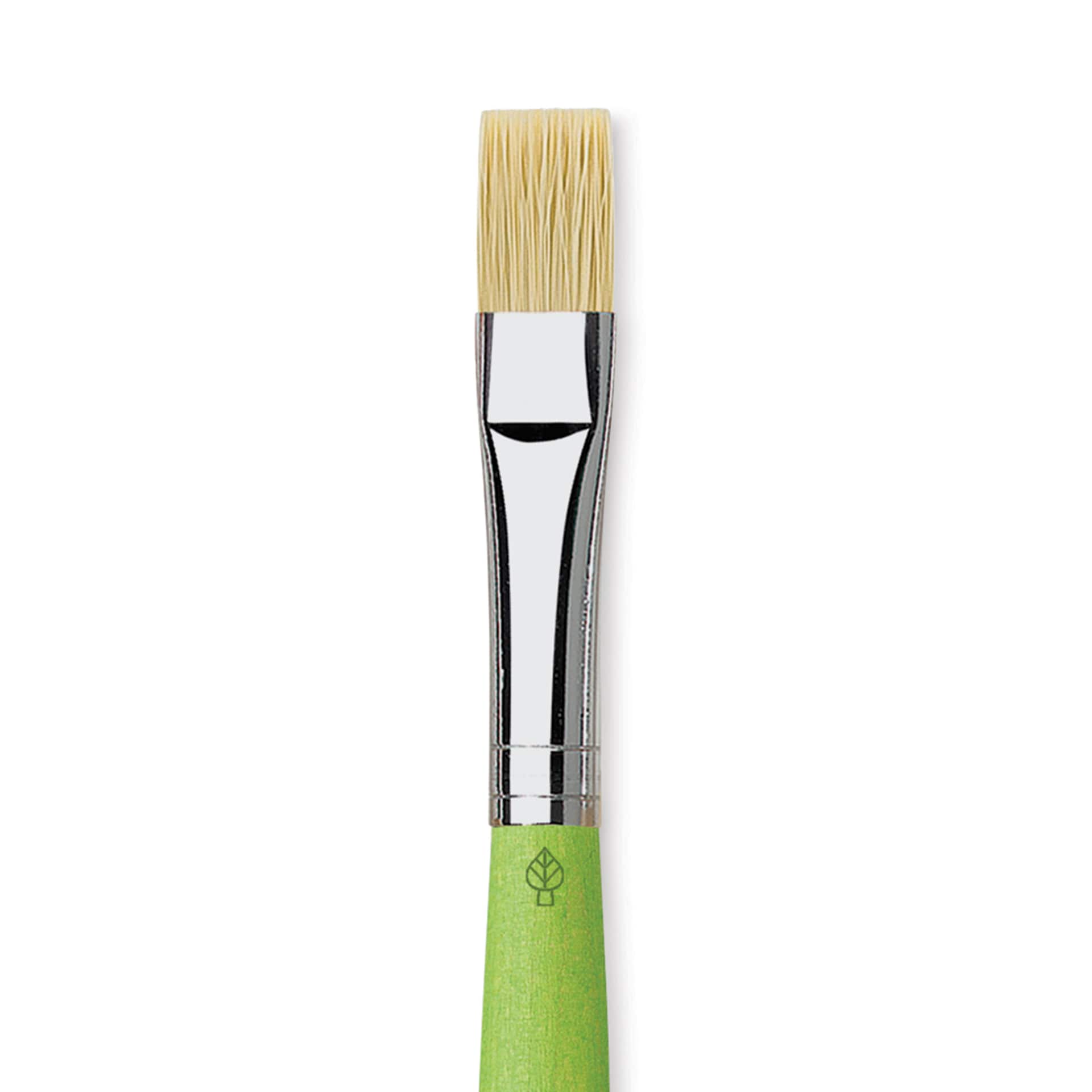 Da Vinci Fit Synthetic Bristle Brush - Flat, Size 12, close up
