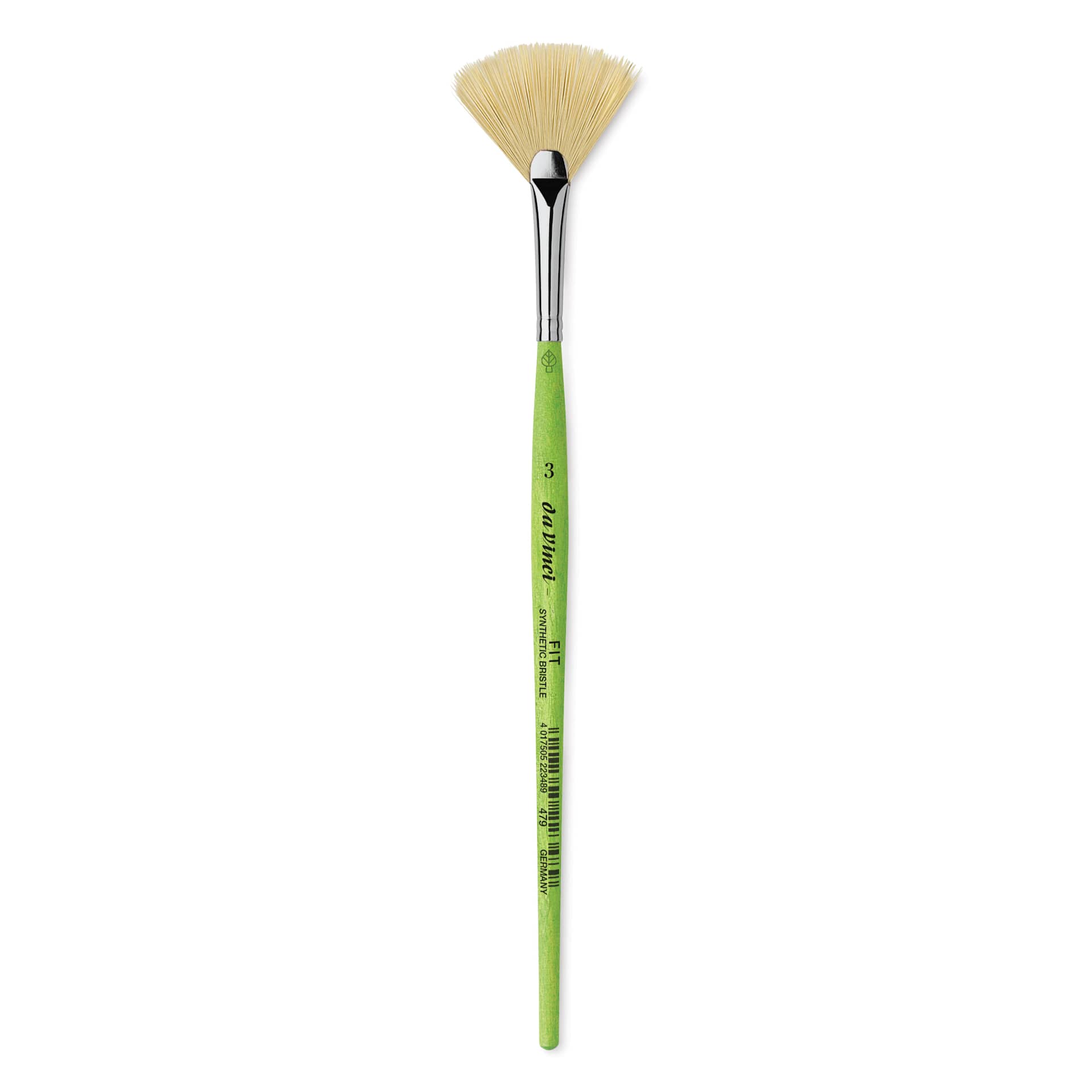Da Vinci Fit Synthetic Bristle Brush - Fan, Size 3