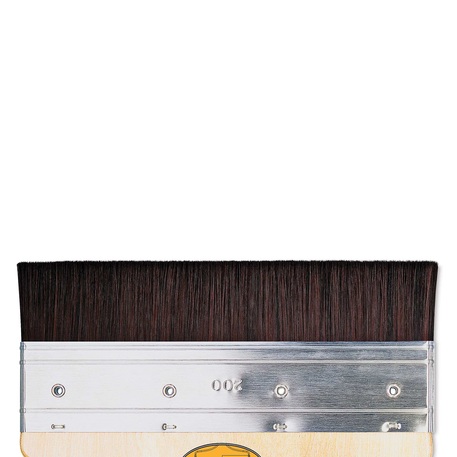 Da Vinci Top Acryl Restoration Brush - Mottler, Short Handle, Size 200, close up