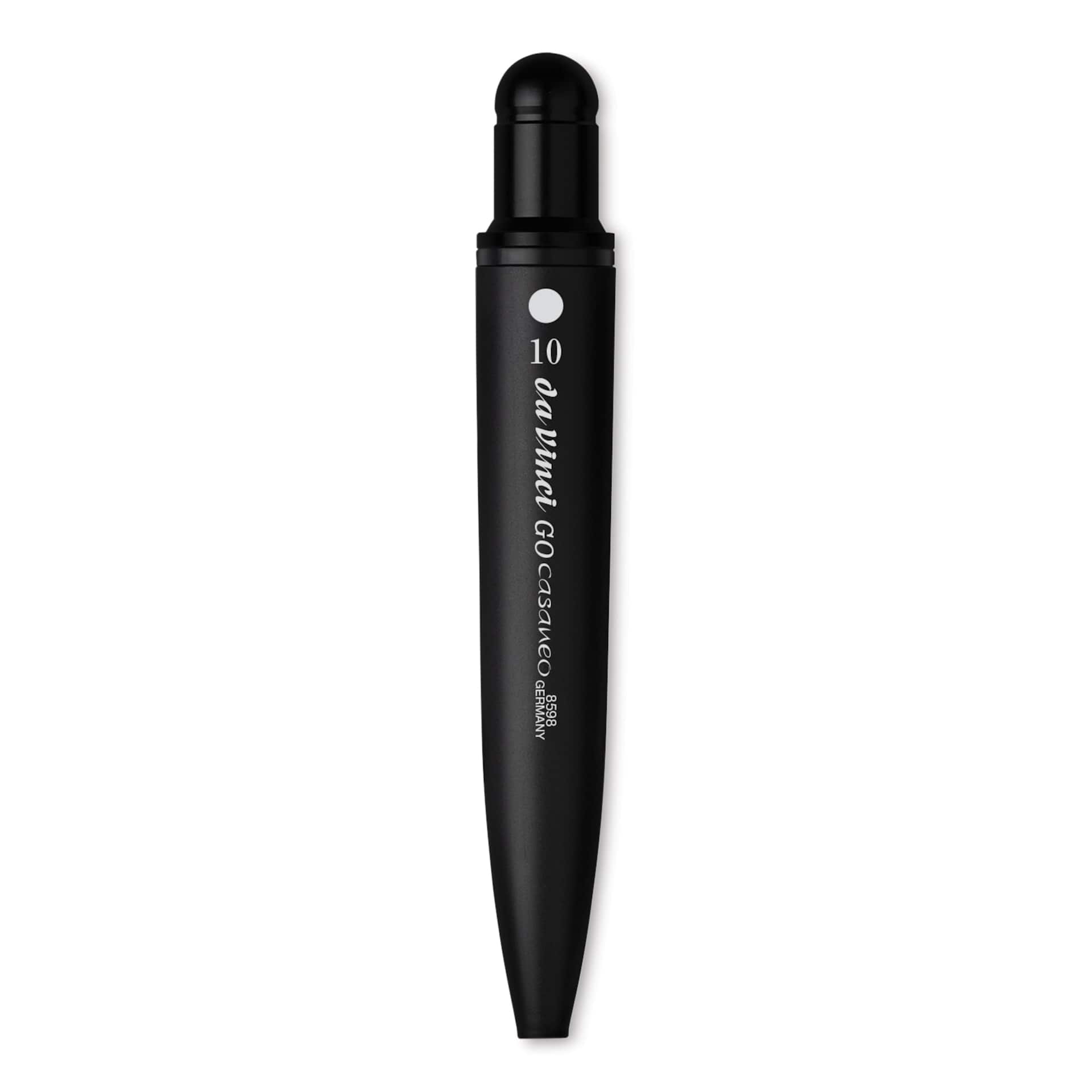 Da Vinci Go Casaneo Travel Brush - Round, Size 10, brush inside handle