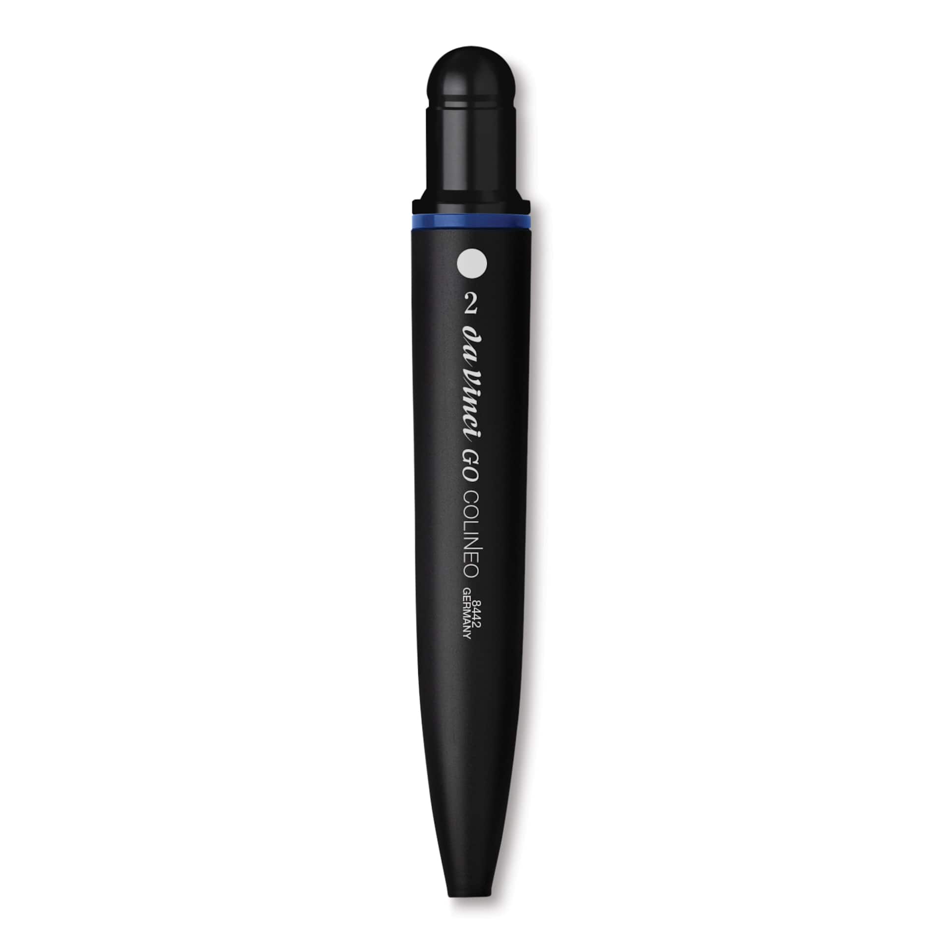Da Vinci Go Colineo Travel Brush - Quill, Size 2, brush inside handle