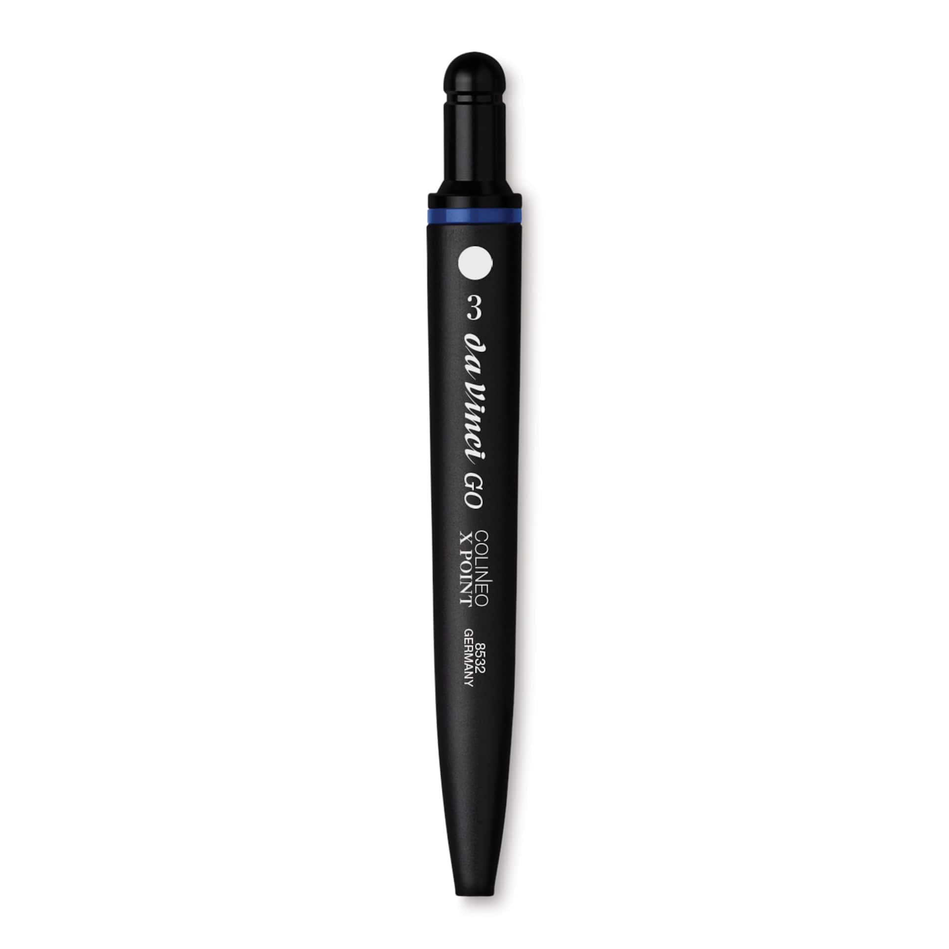 Da Vinci Go Colineo Travel Brush - Pointed Round, Size 3, brush inside handle