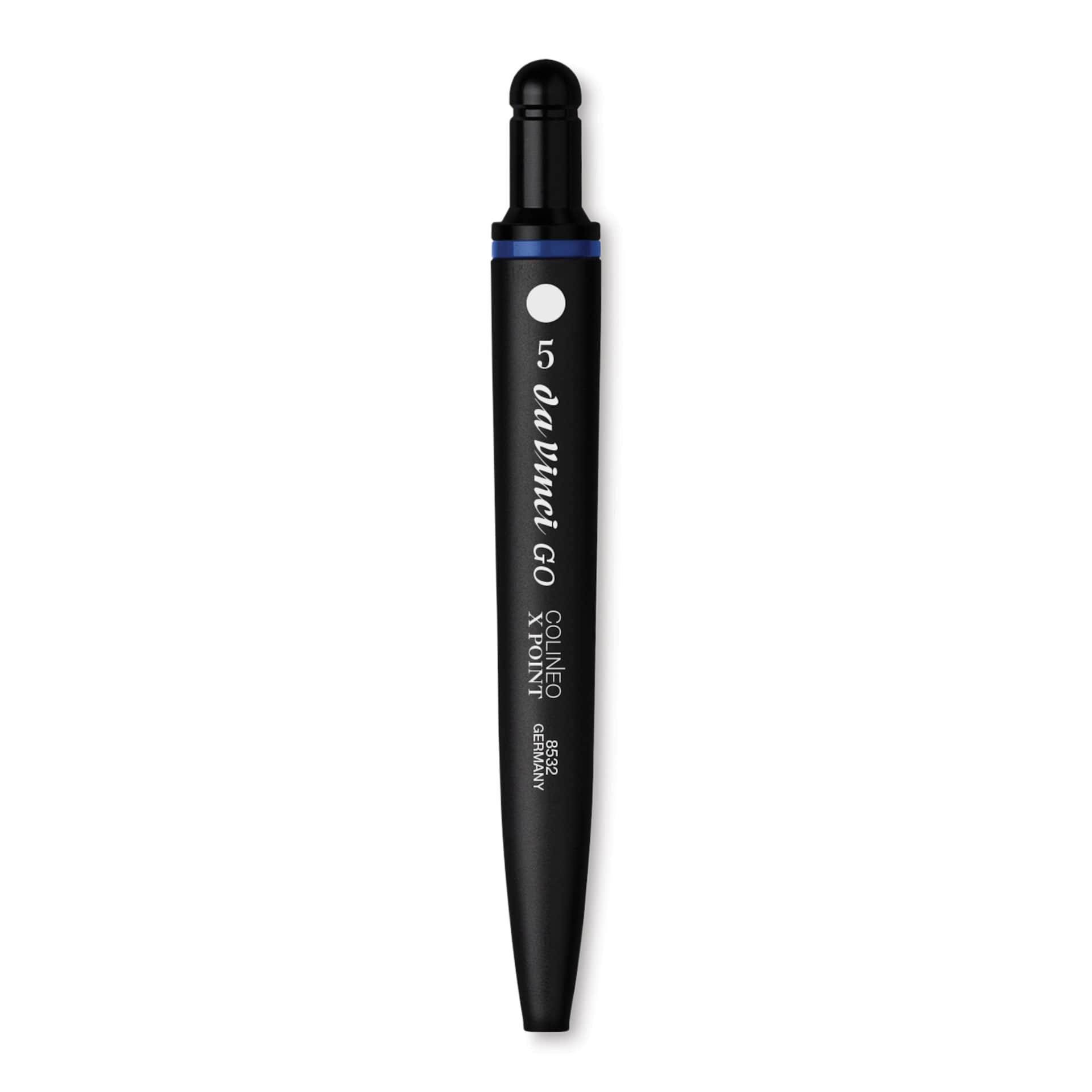Da Vinci Go Colineo Travel Brush - Pointed Round, Size 5, brush inside handle