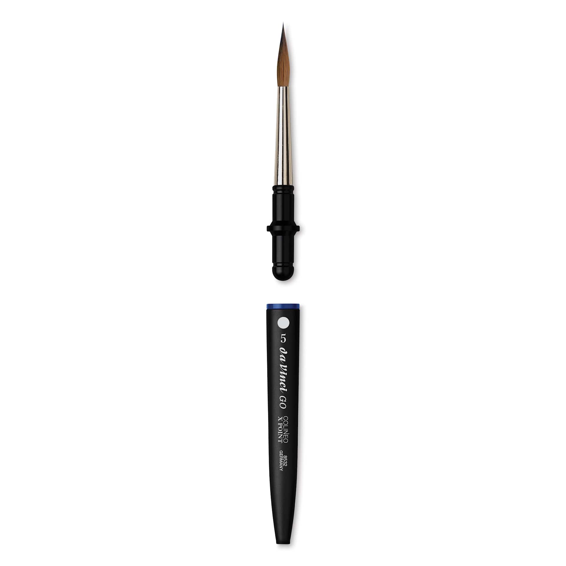 Da Vinci Go Colineo Travel Brush - Pointed Round, Size 5, brush removed from handle