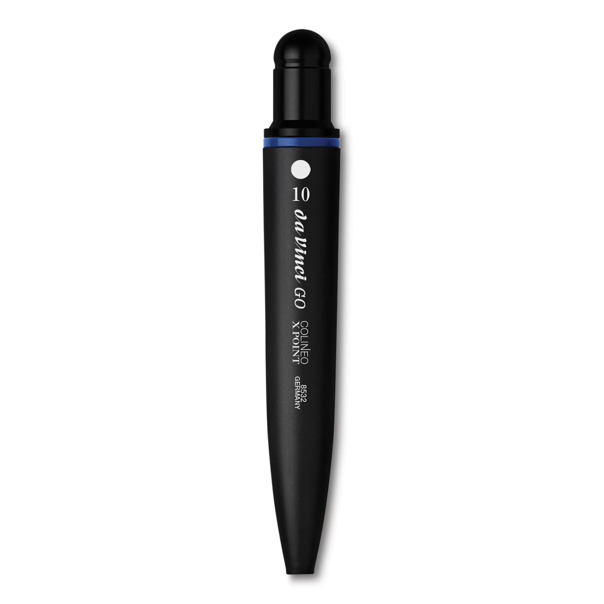 Da Vinci Go Colineo Travel Brush - Pointed Round, Size 10, brush inside handle