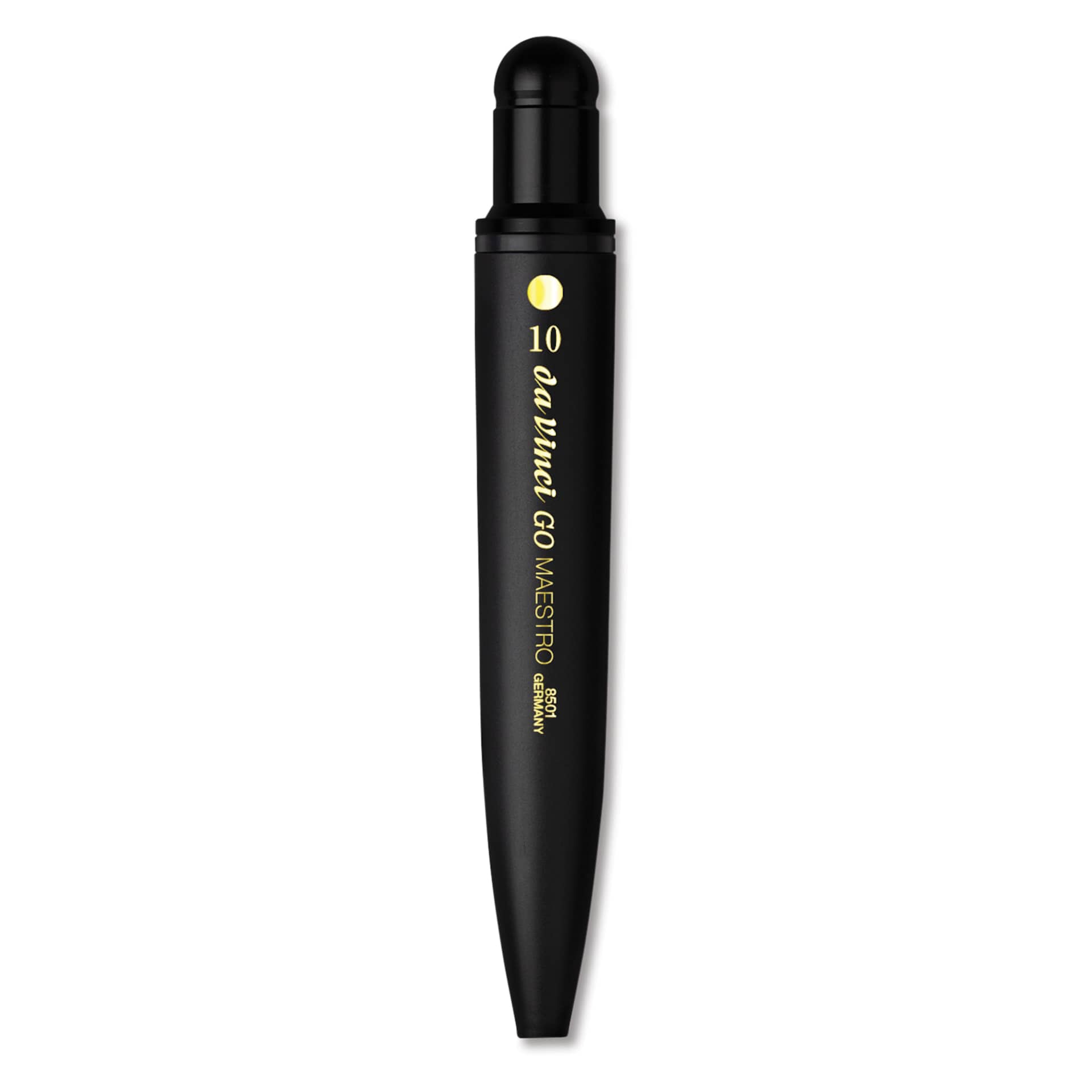 Da Vinci Go Maestro Travel Brush - Flat, Size 10, brush inside handle