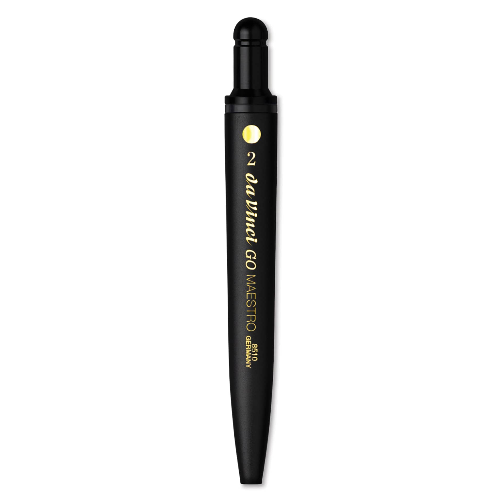 Da Vinci Go Maestro Travel Brush - Round, Size 2, brush inside handle