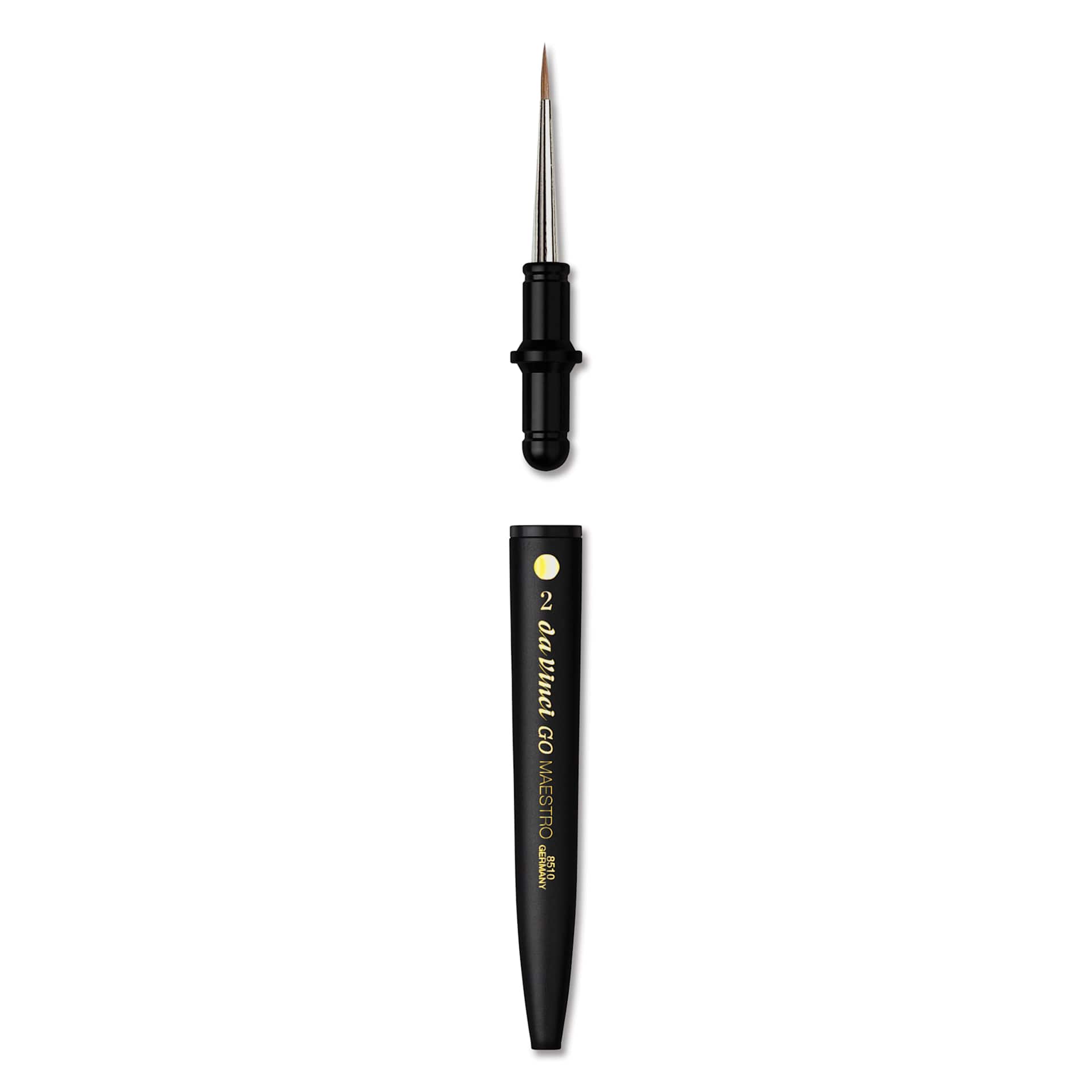 Da Vinci Go Maestro Travel Brush - Round, Size 2, brush removed from handle