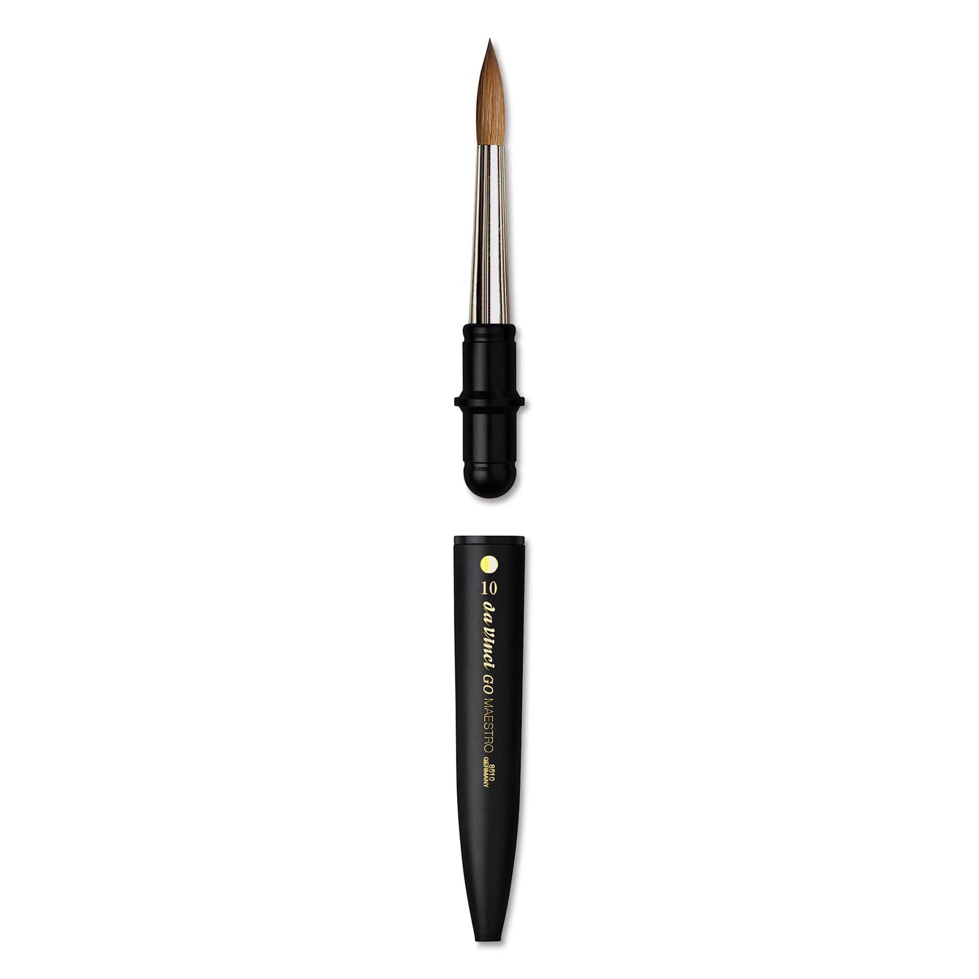 Da Vinci Go Maestro Travel Brush - Round, Size 10, brush removed from handle