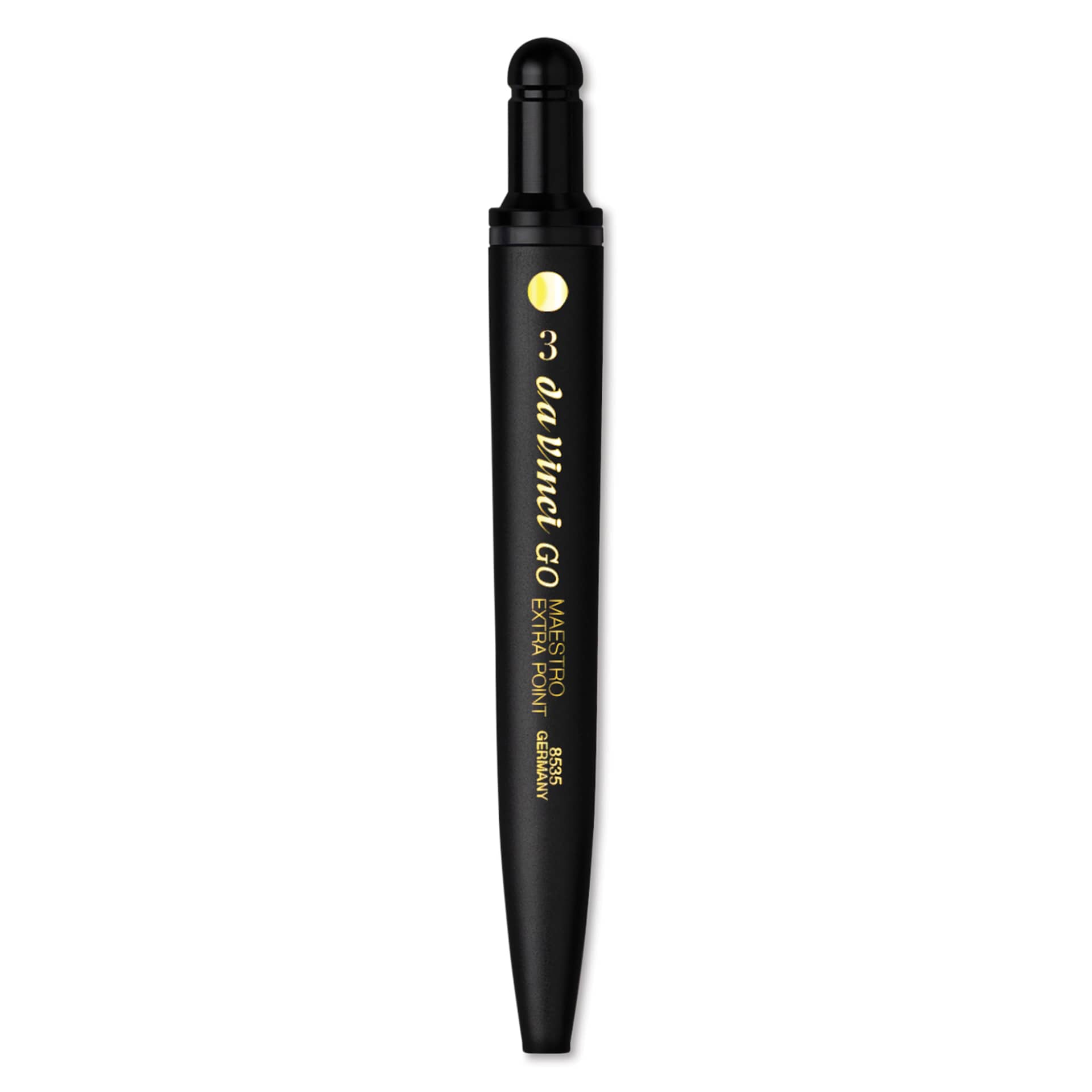 Da Vinci Go Maestro Travel Brush - Pointed Round, Size 3, brush inside handle