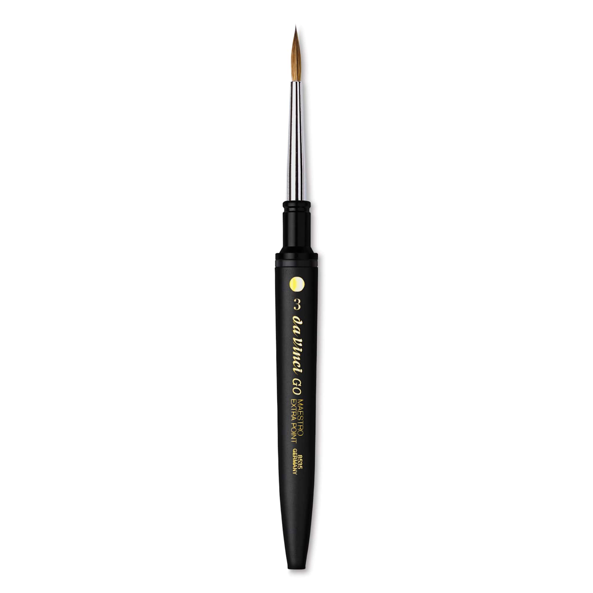 Da Vinci Go Maestro Travel Brush - Pointed Round, Size 3