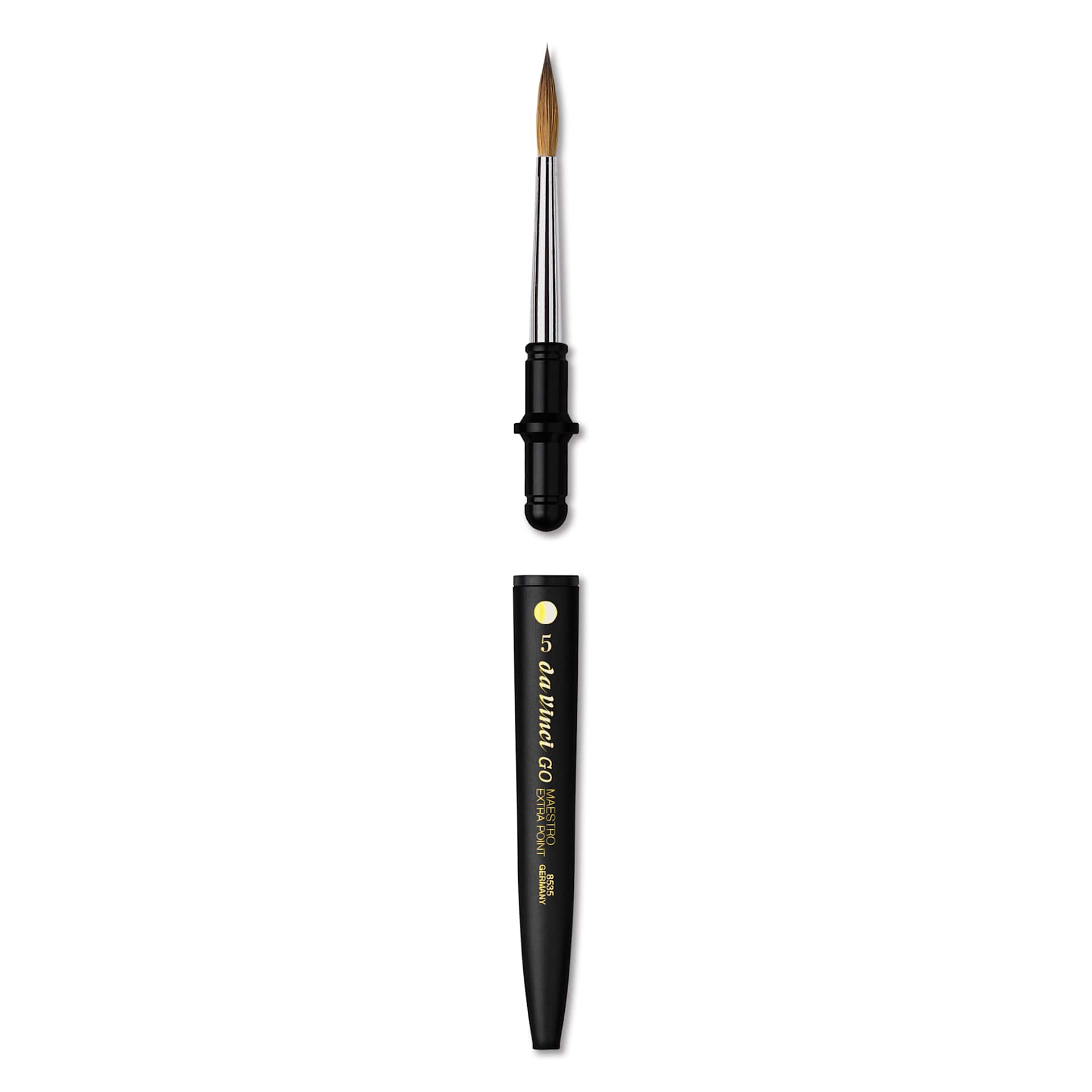 Da Vinci Go Maestro Travel Brush - Pointed Round, Size 5, brush removed from handle
