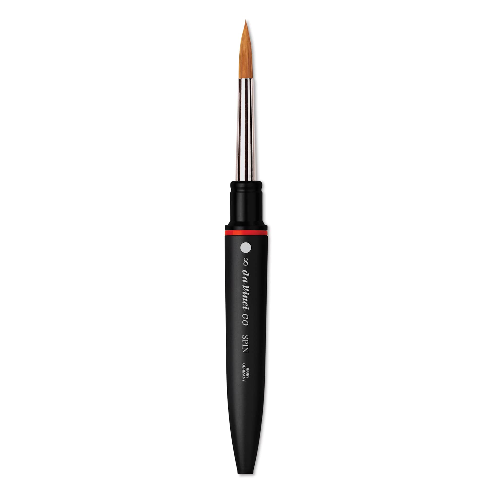 Da Vinci Go Spin Travel Brush - Round, Size 8