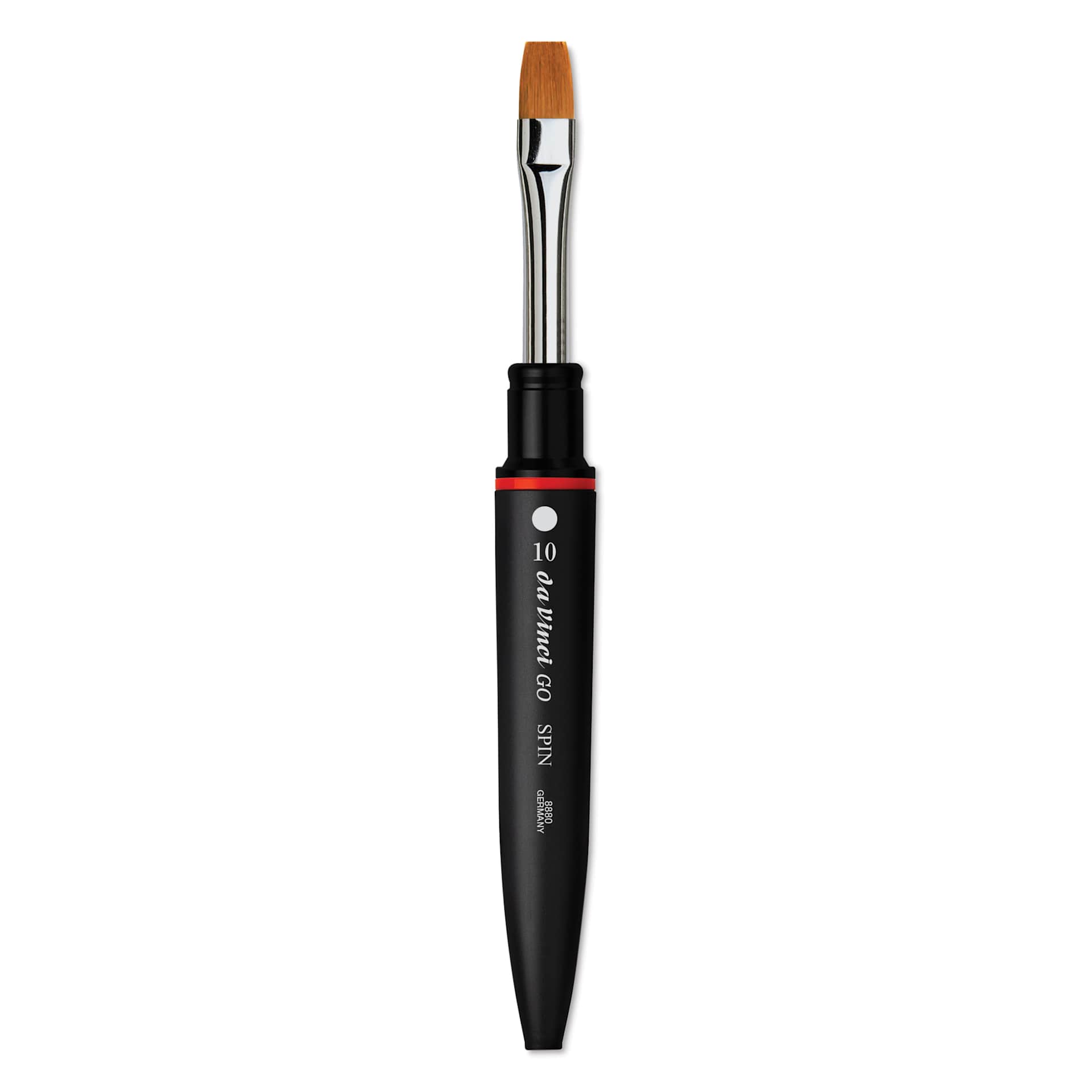 Da Vinci Go Spin Travel Brush - Flat, Size 10