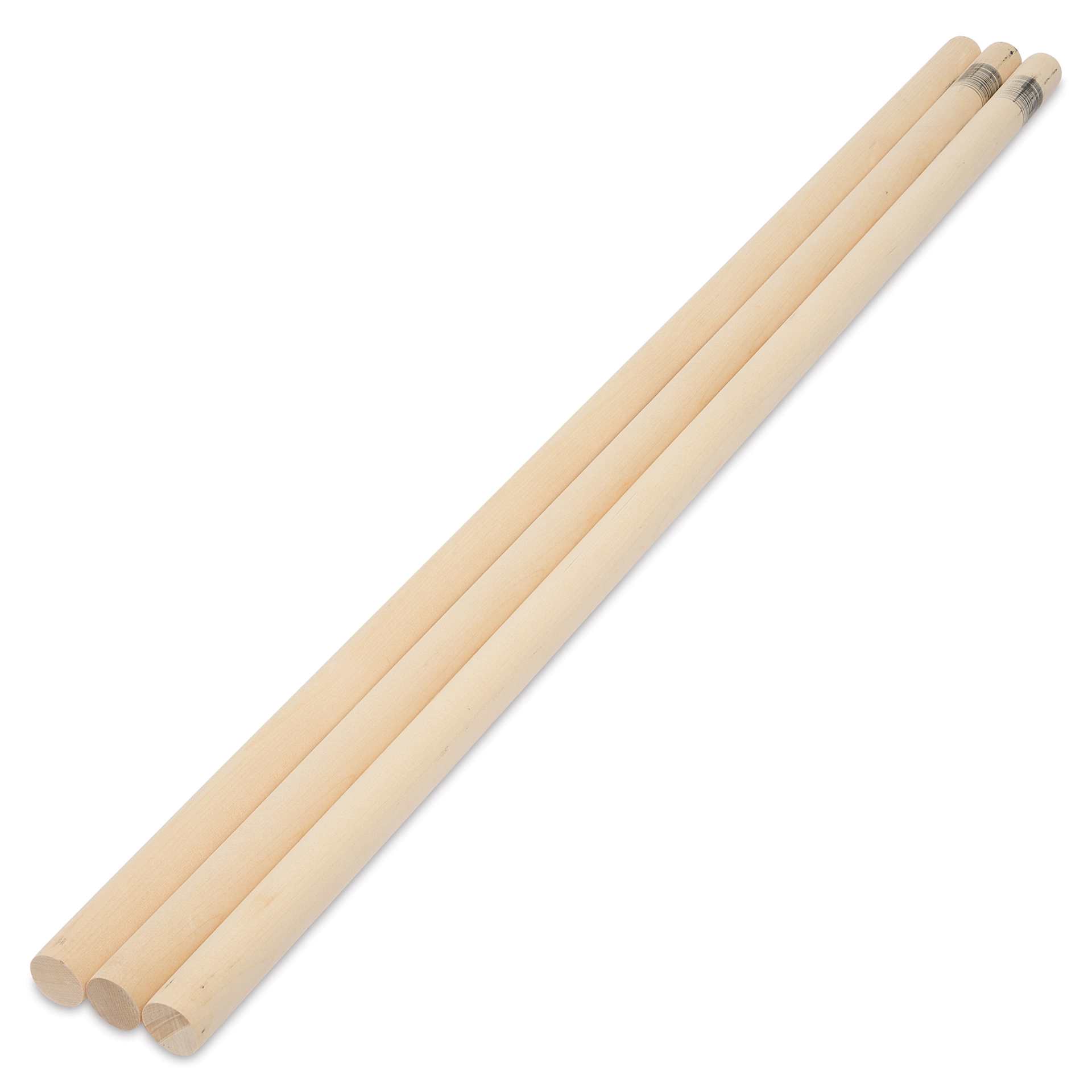 Bud Nosen Dowel Rods - 1" x 36", Pkg of 3