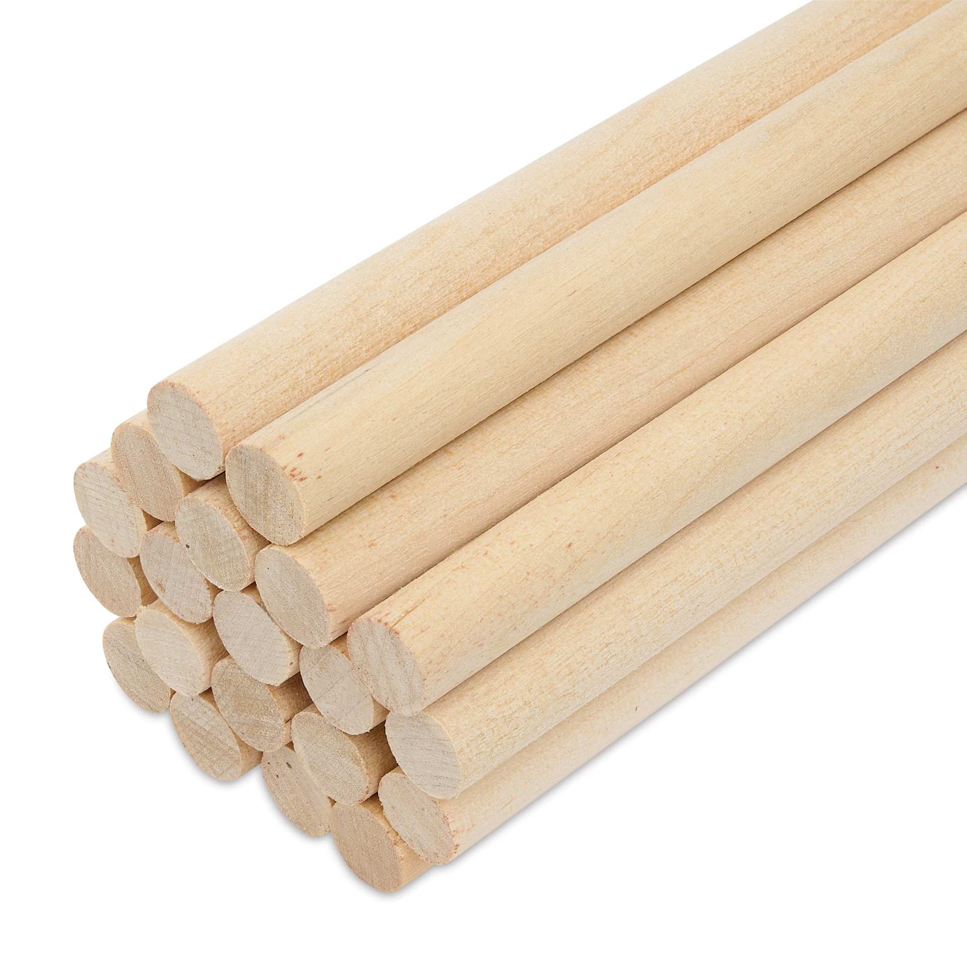Bud Nosen Dowel Rods - 3/8" x 36", Pkg of 20, close-up