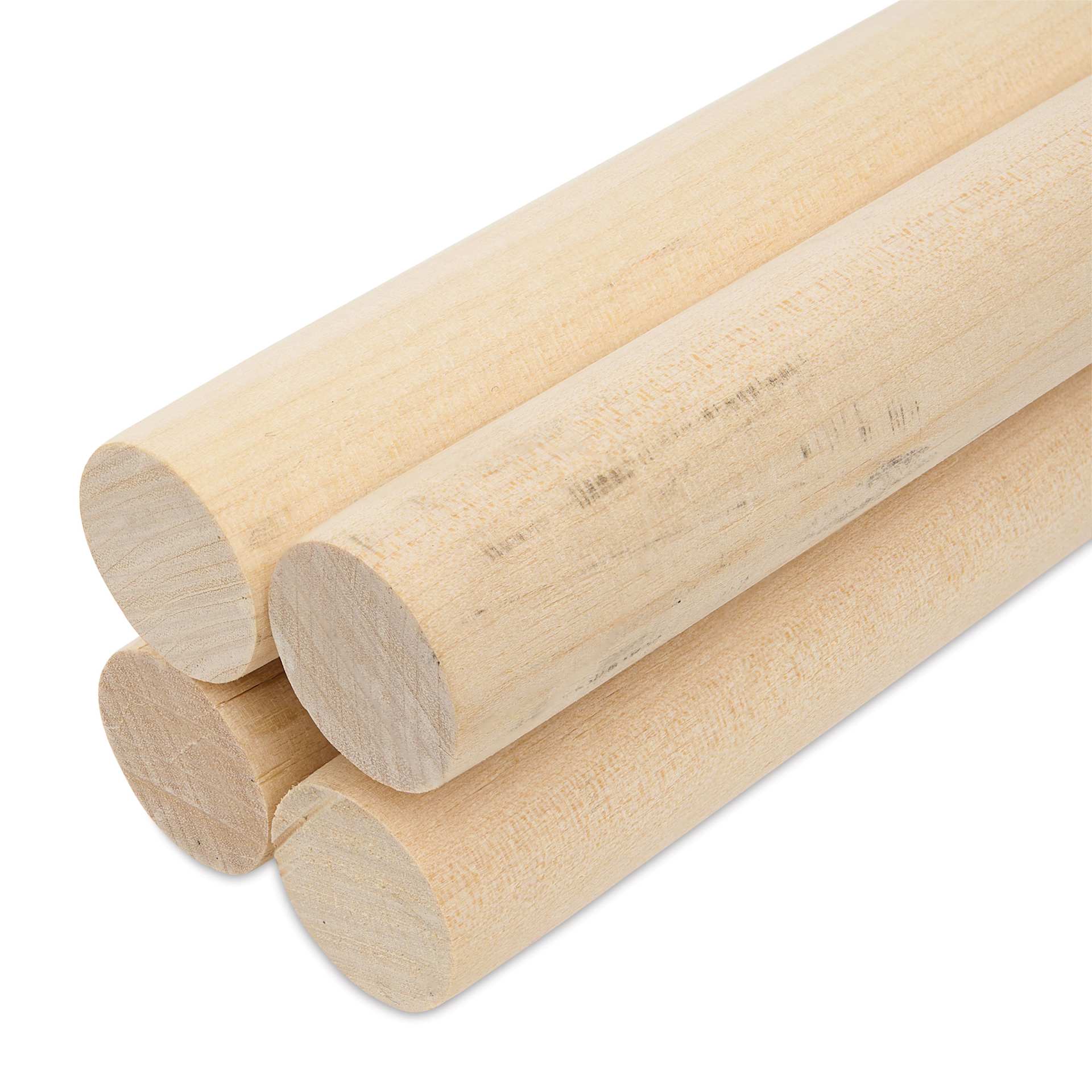 Bud Nosen Dowel Rods - 7/8" x 36", Pkg of 4, close-up