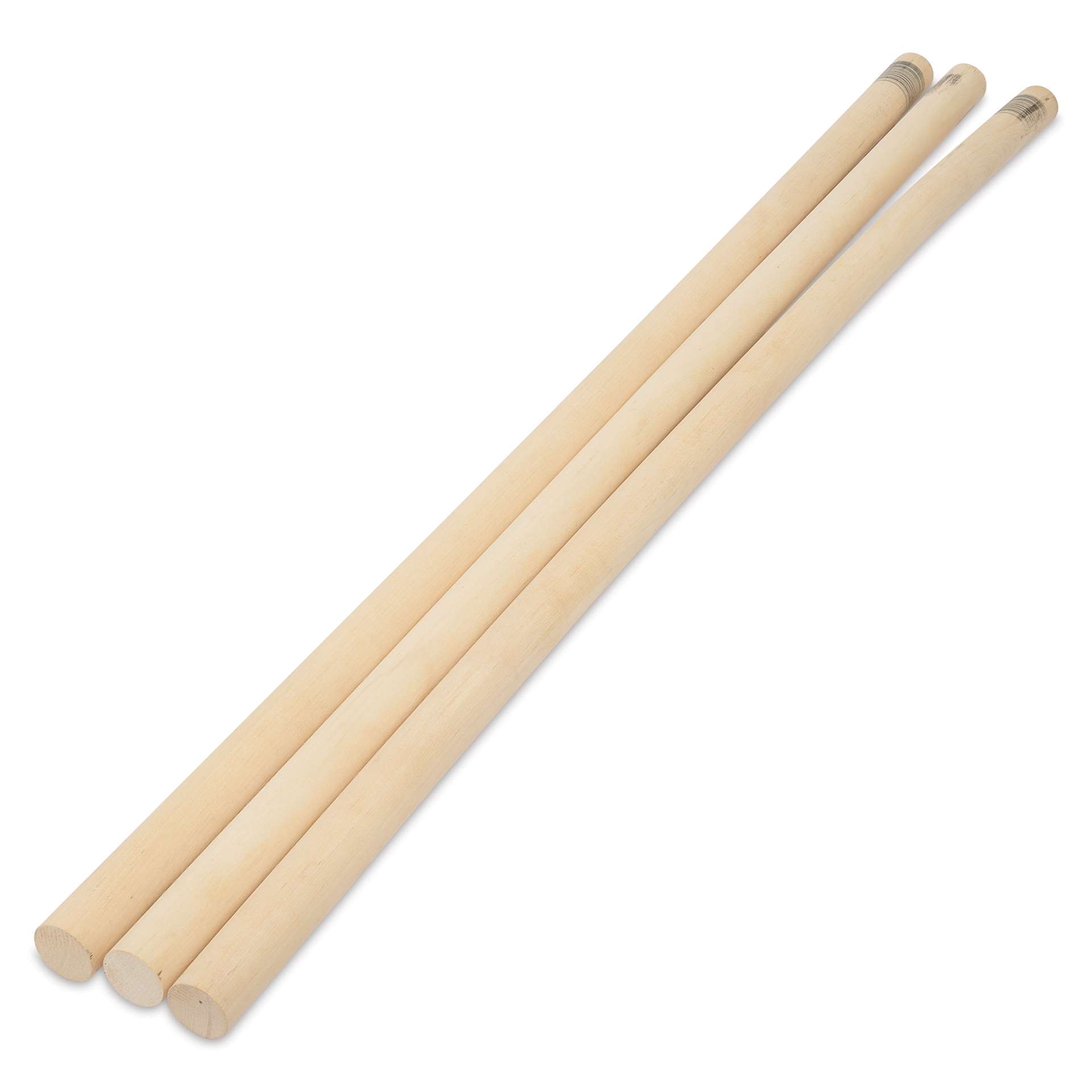 Bud Nosen Dowel Rods - 1-1/8" x 36", Pkg of 3