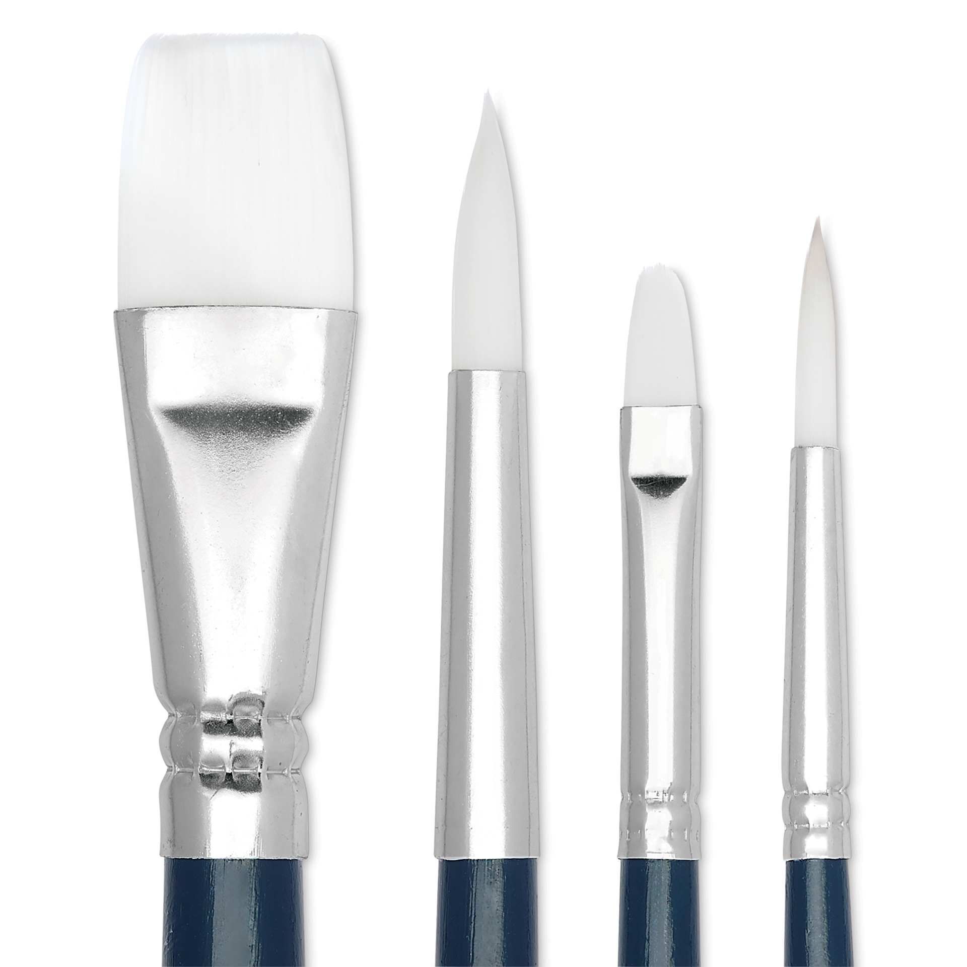 Prang Hobby Paint Brushes - Set of 4, close up