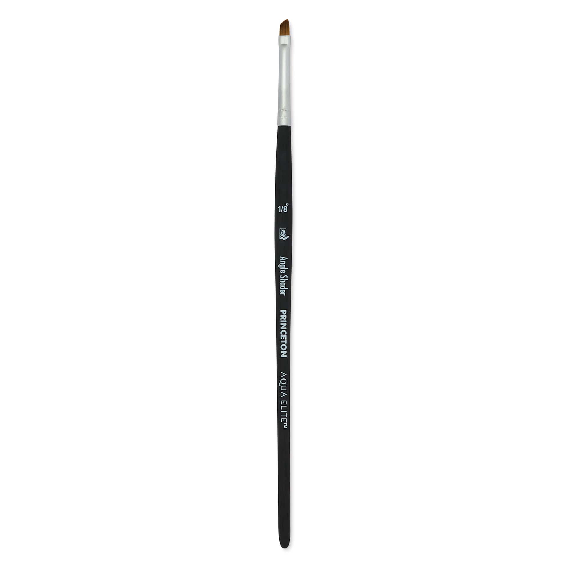Princeton Aqua Elite Series 4850 Synthetic Mini Brush - Angle Shader, Size 1/8"