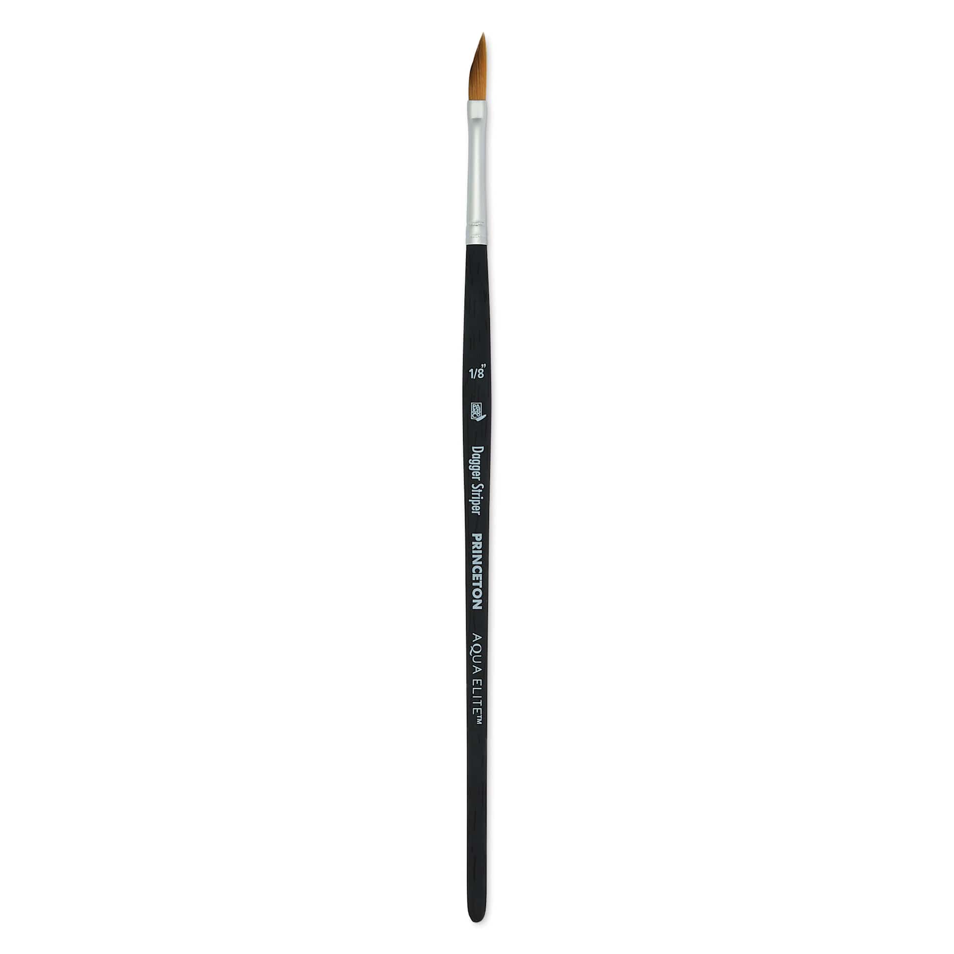 Princeton Aqua Elite Series 4850 Synthetic Mini Brush - Dagger Striper, Size 1/8"