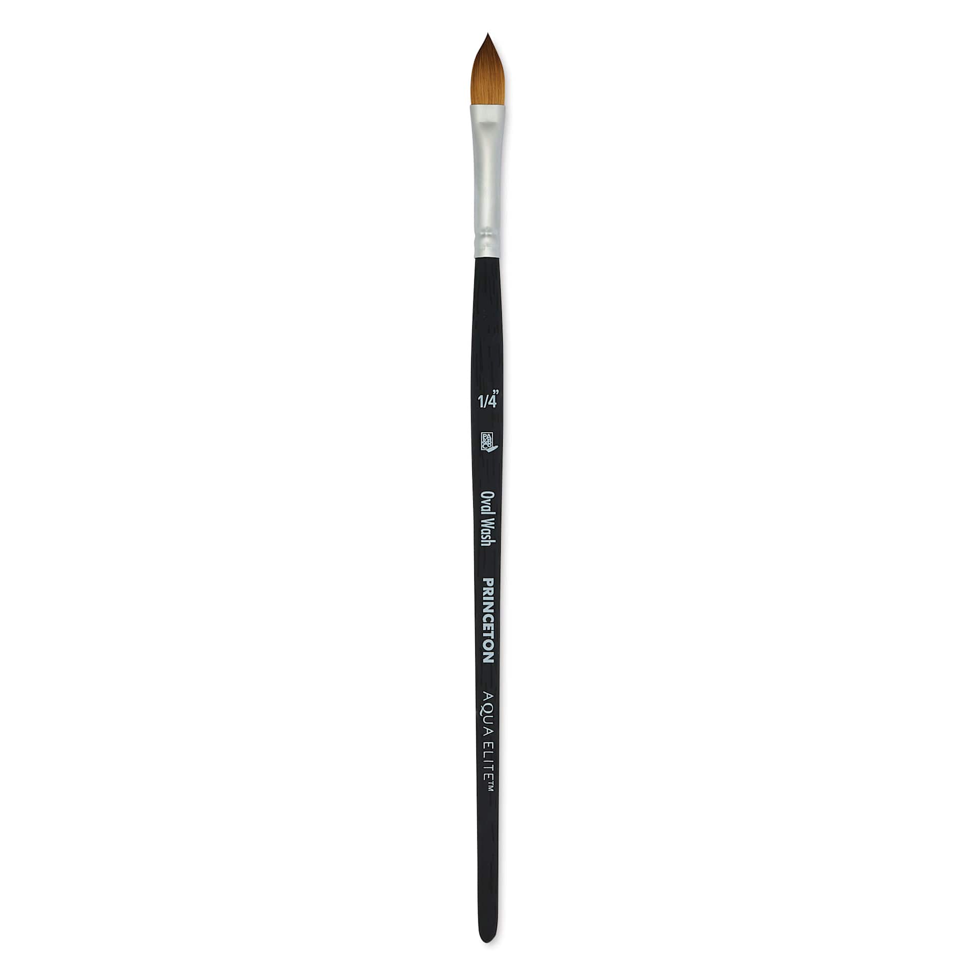 Princeton Aqua Elite Series 4850 Synthetic Mini Brush - Oval Wash, Size 1/4"