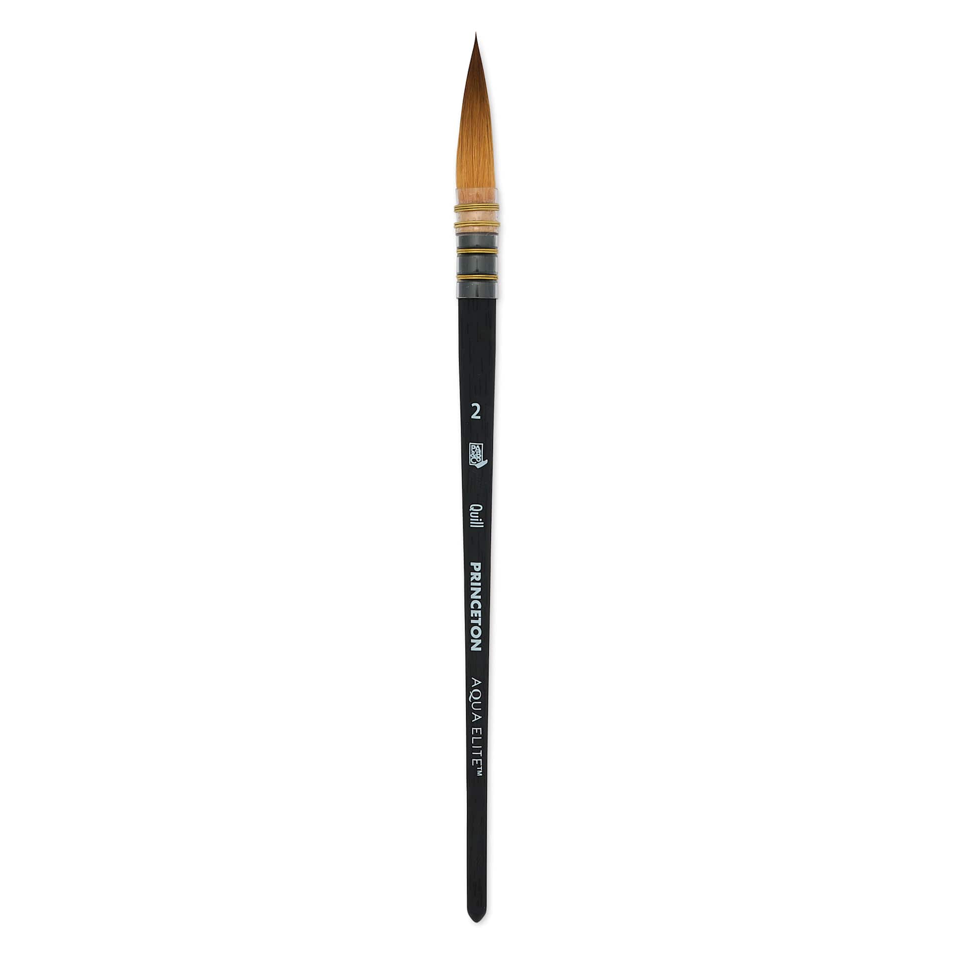 Princeton Aqua Elite Series 4850 Synthetic Mini Brush - Quill, Size 2
