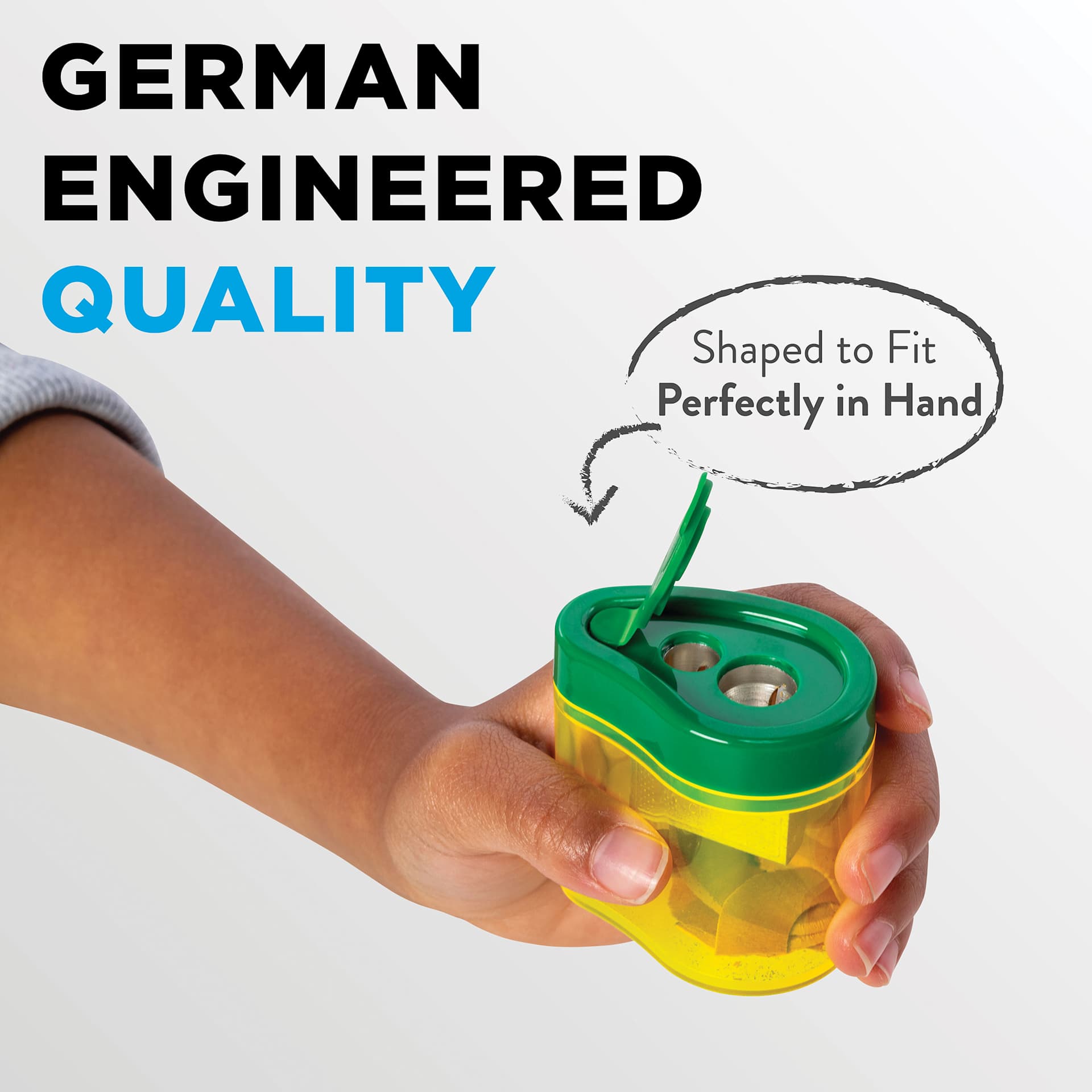 German engineered quality. Shaped to fit perfectly in hand.