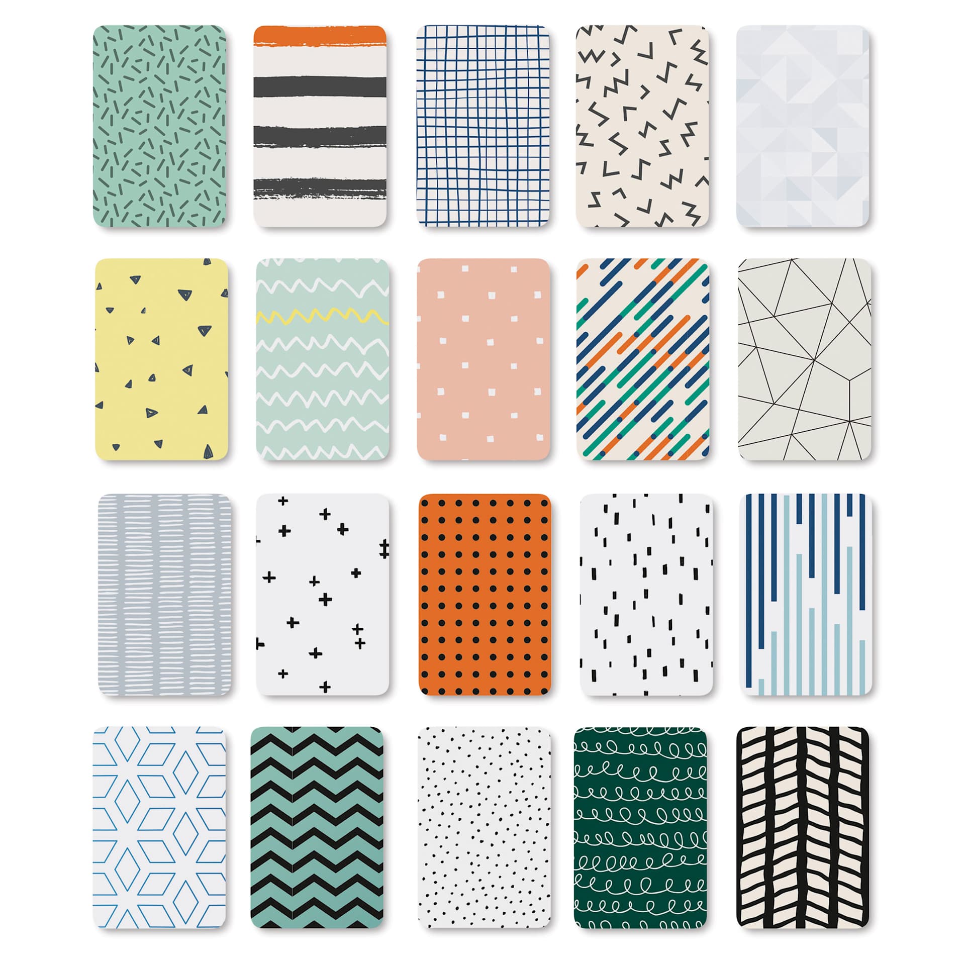Folia Decorative Paper Pad - 9.4" x 13.4", Minimalist, 20 Sheets, available designs