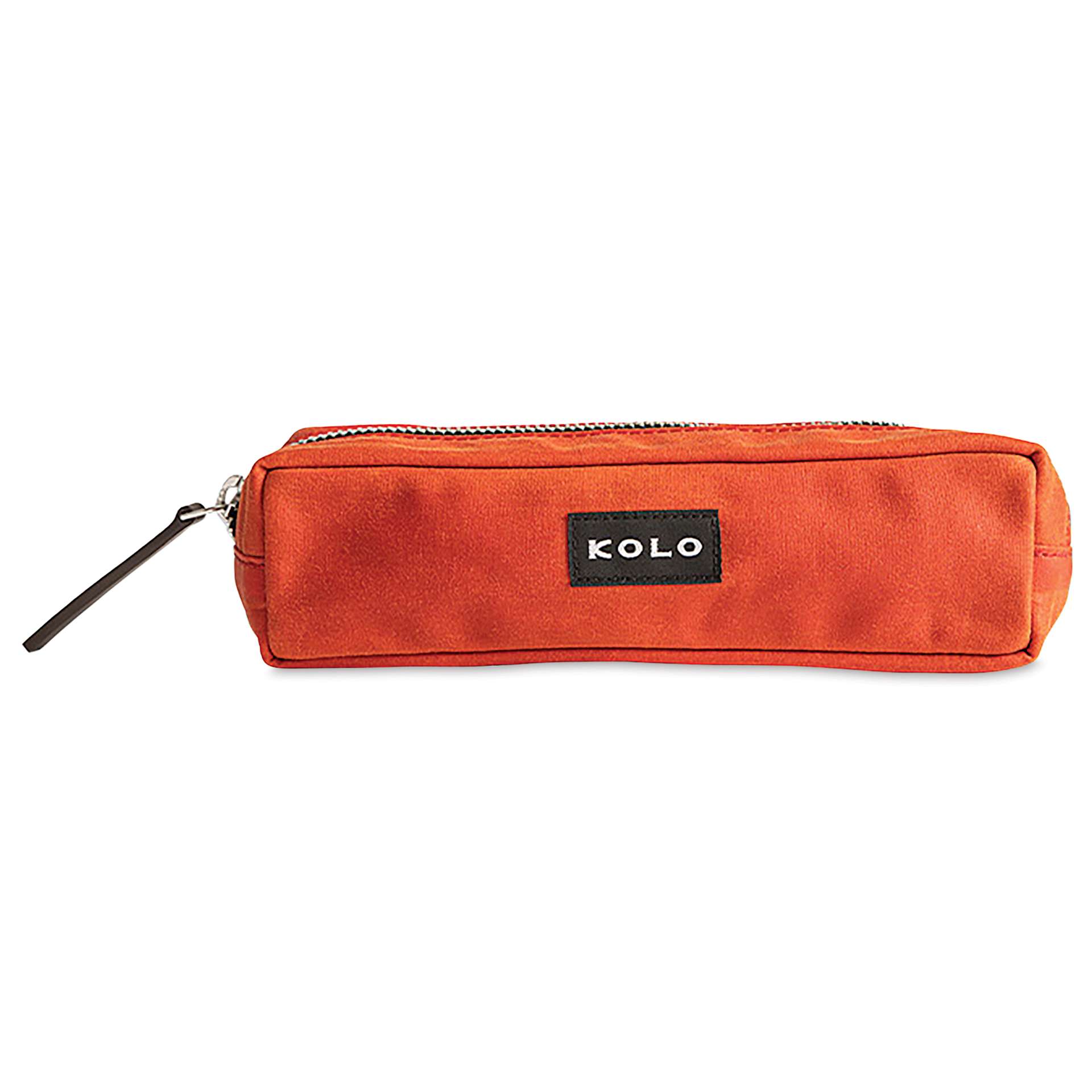 Kolo Parker Zipper Pouch - Persimmon, 2" x 7-1/2" x 2", front