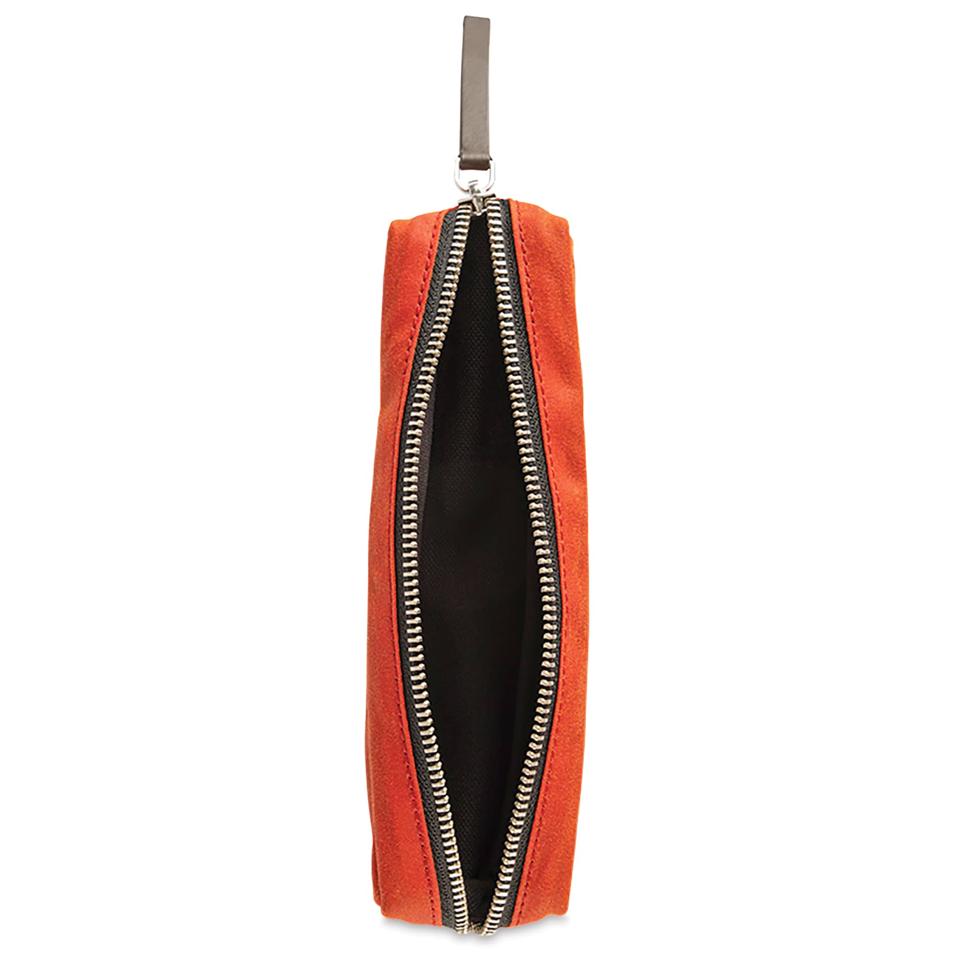 Kolo Parker Zipper Pouch - Persimmon, 2" x 7-1/2" x 2", open