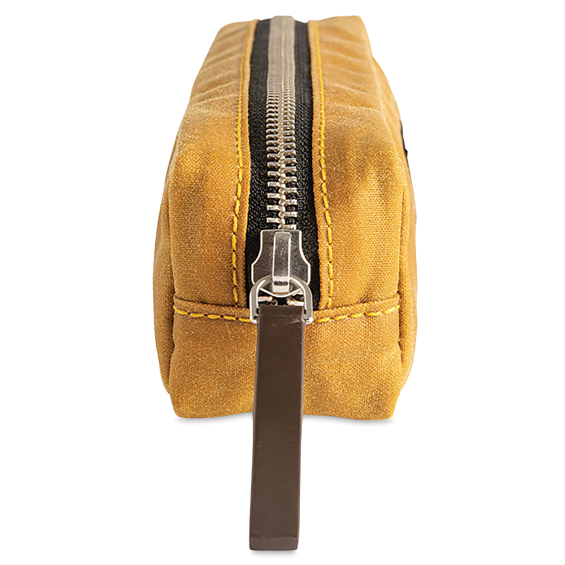 Kolo Parker Zipper Pouch - Ochre, 2" x 7-1/2" x 2", zipper