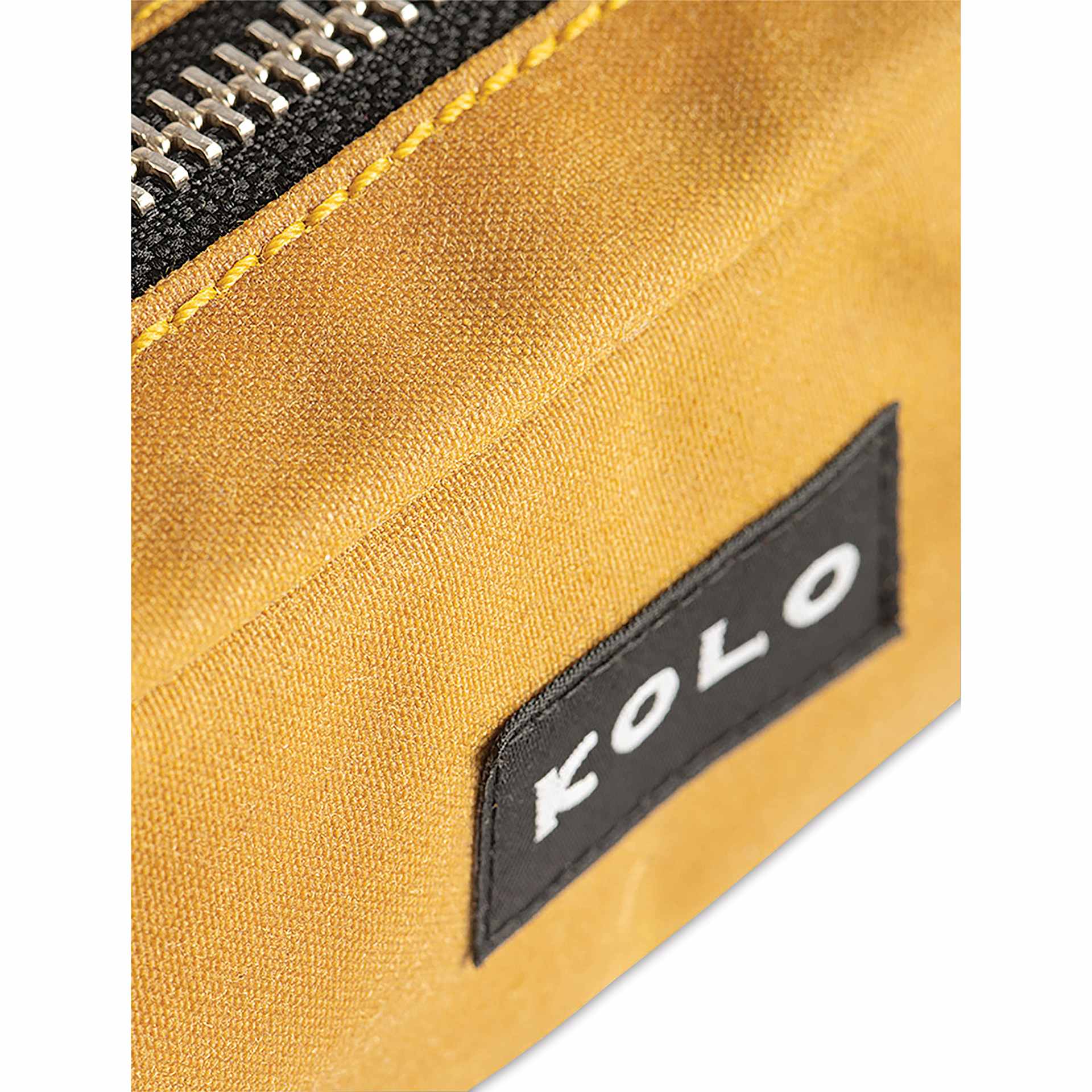 Kolo Parker Zipper Pouch - Ochre, 2" x 7-1/2" x 2"
