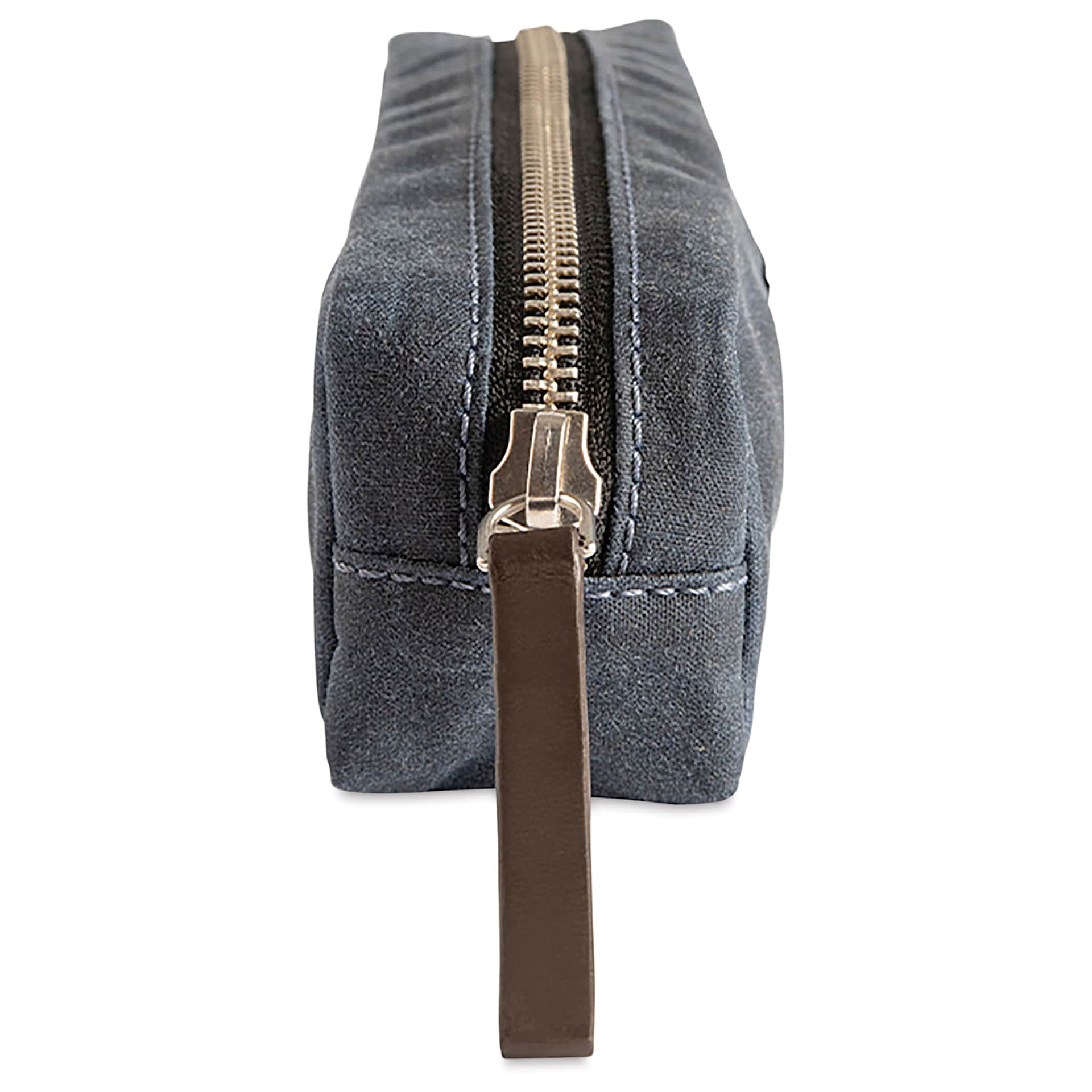 Kolo Parker Zipper Pouch - Navy, 2" x 7-1/2" x 2", zipper