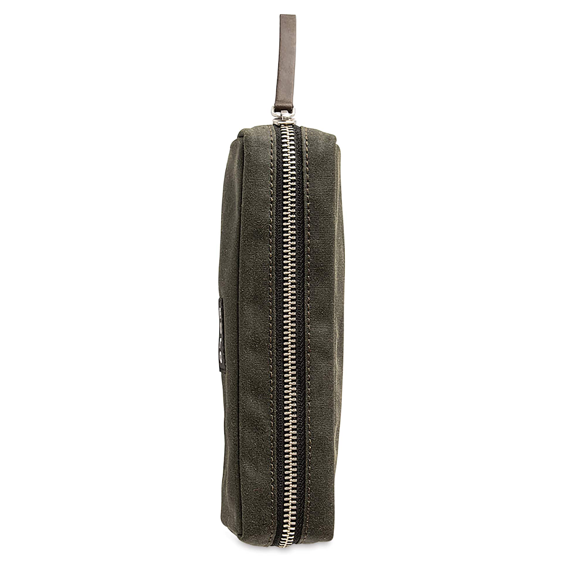 Kolo Parker Zipper Pouch - Sage, 2" x 7-1/2" x 2", closed