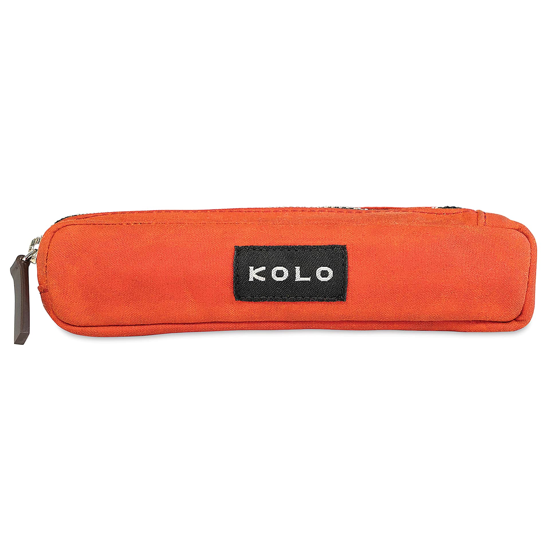 Kolo Parker Zipper Pouch - Persimmon, 5-1/5" x 4/5" x 1-3/10", front