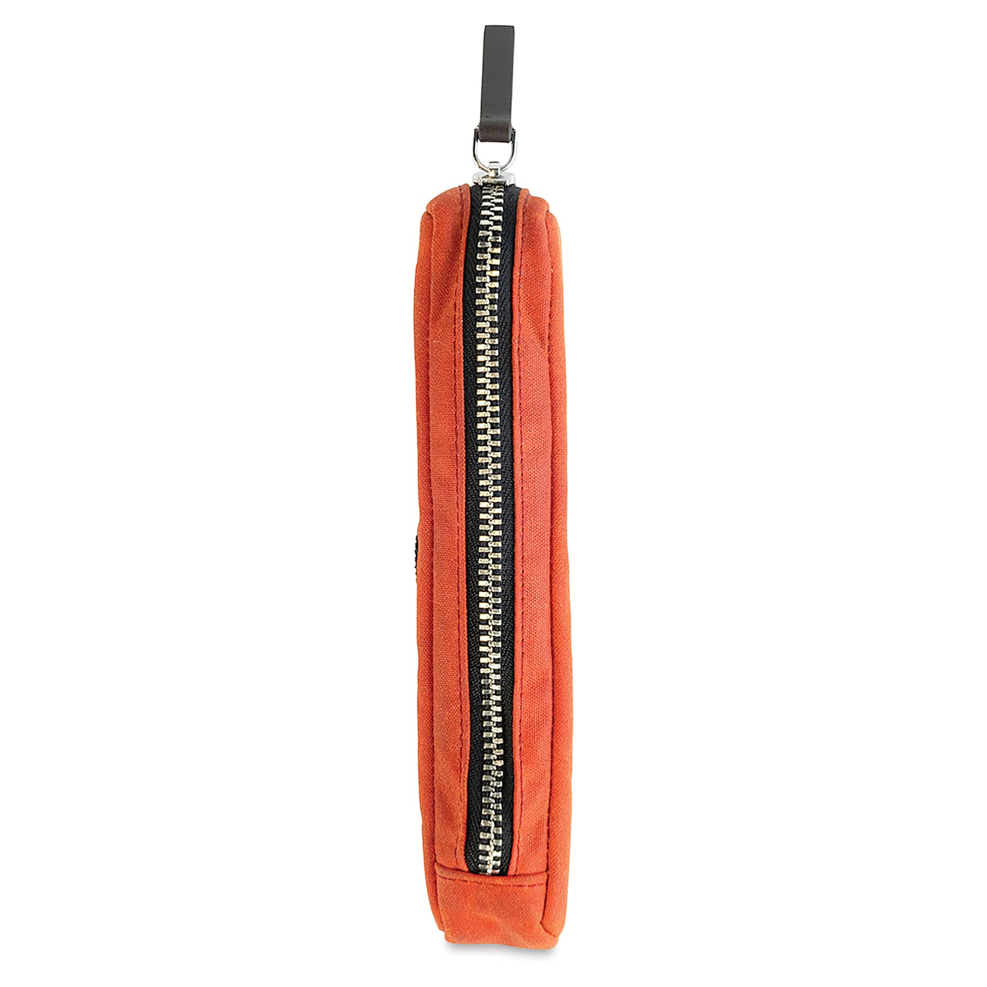 Kolo Parker Zipper Pouch - Persimmon, 5-1/5" x 4/5" x 1-3/10", closed