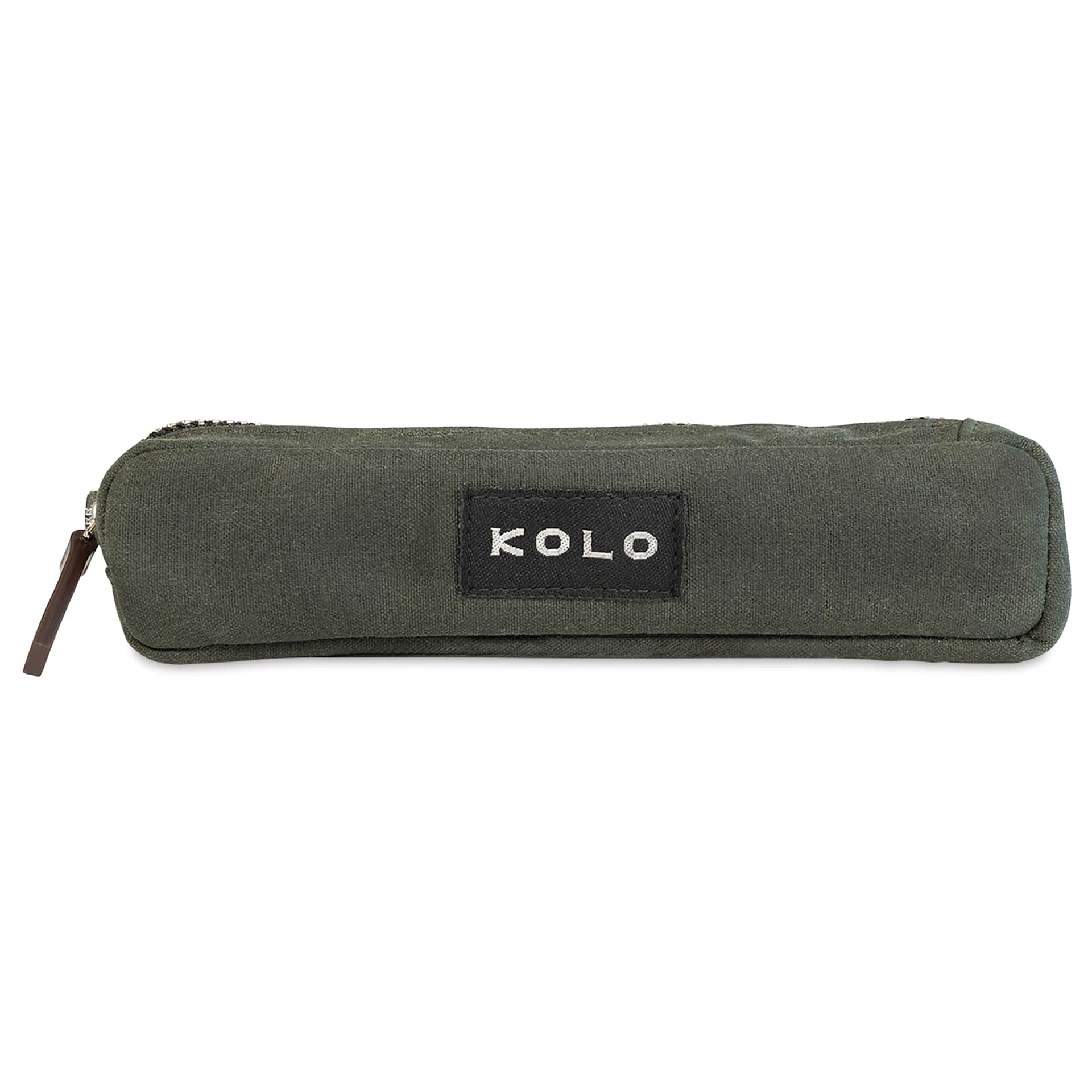 Kolo Parker Zipper Pouch - Sage, 5-1/5" x 4/5" x 1-3/10", front