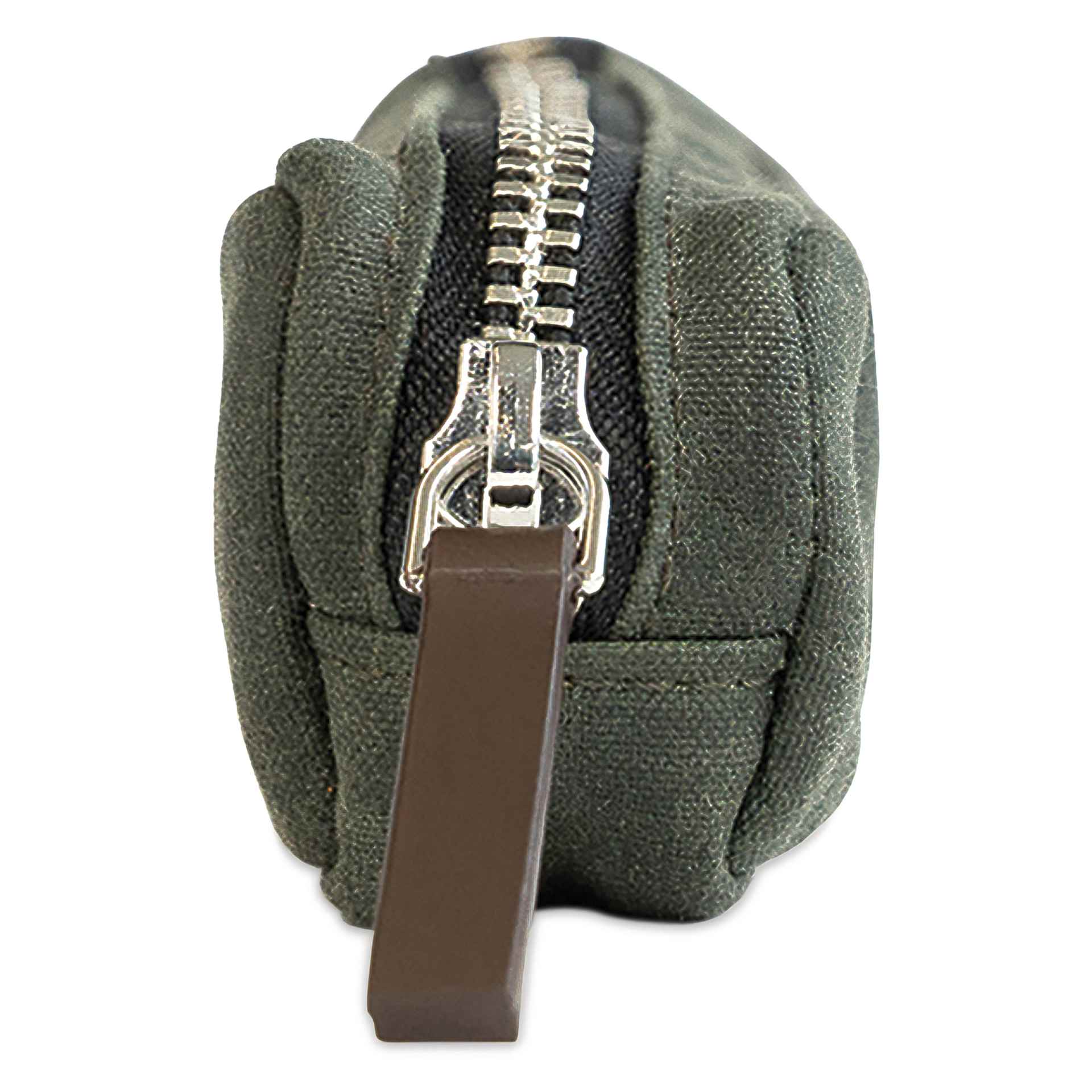 Kolo Parker Zipper Pouch - Sage, 5-1/5" x 4/5" x 1-3/10", zipper
