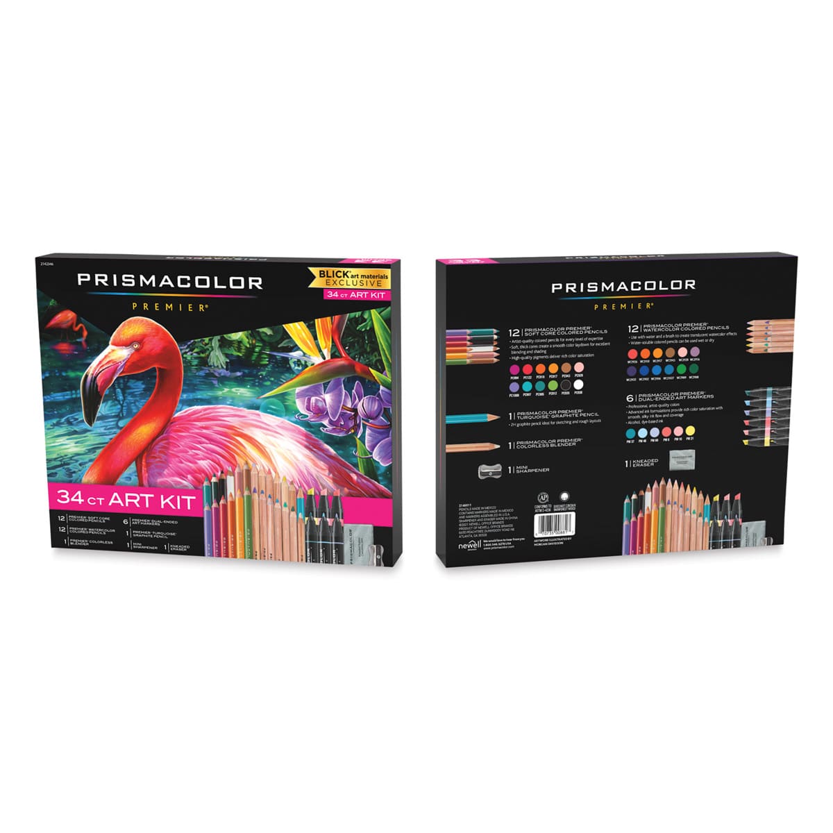 Prismacolor Premier Mixed Media Art Kit (front and back of package) Prismacolor Premier Mixed Media Art Kit (front and back of package)