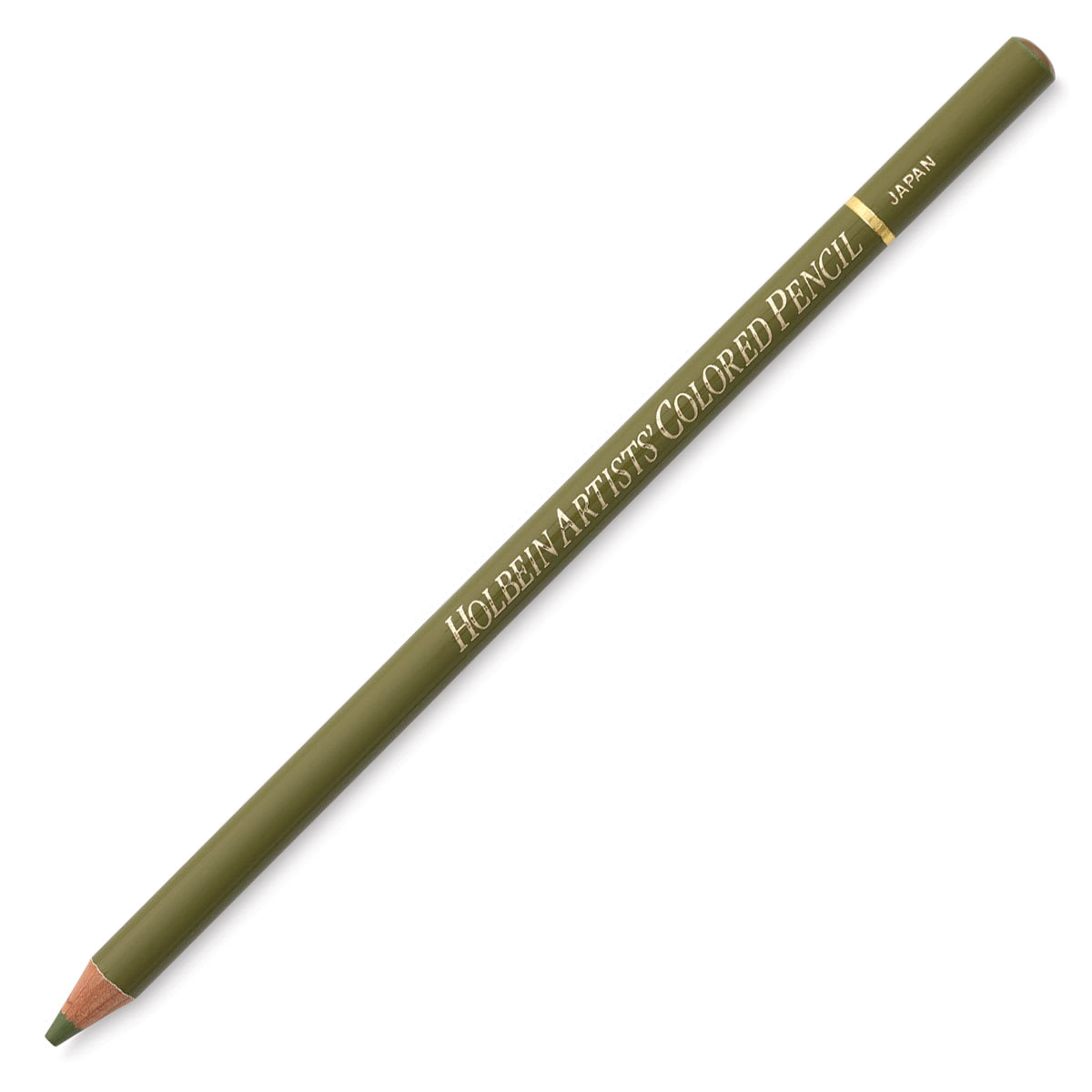Holbein Artists' Colored Pencil - Olive Green, OP189 (back)