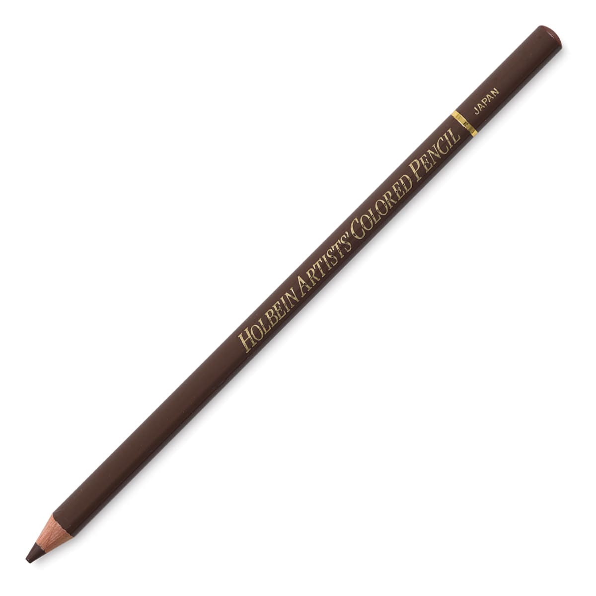 Holbein Artists' Colored Pencil - Burnt Umber, OP180 (back)