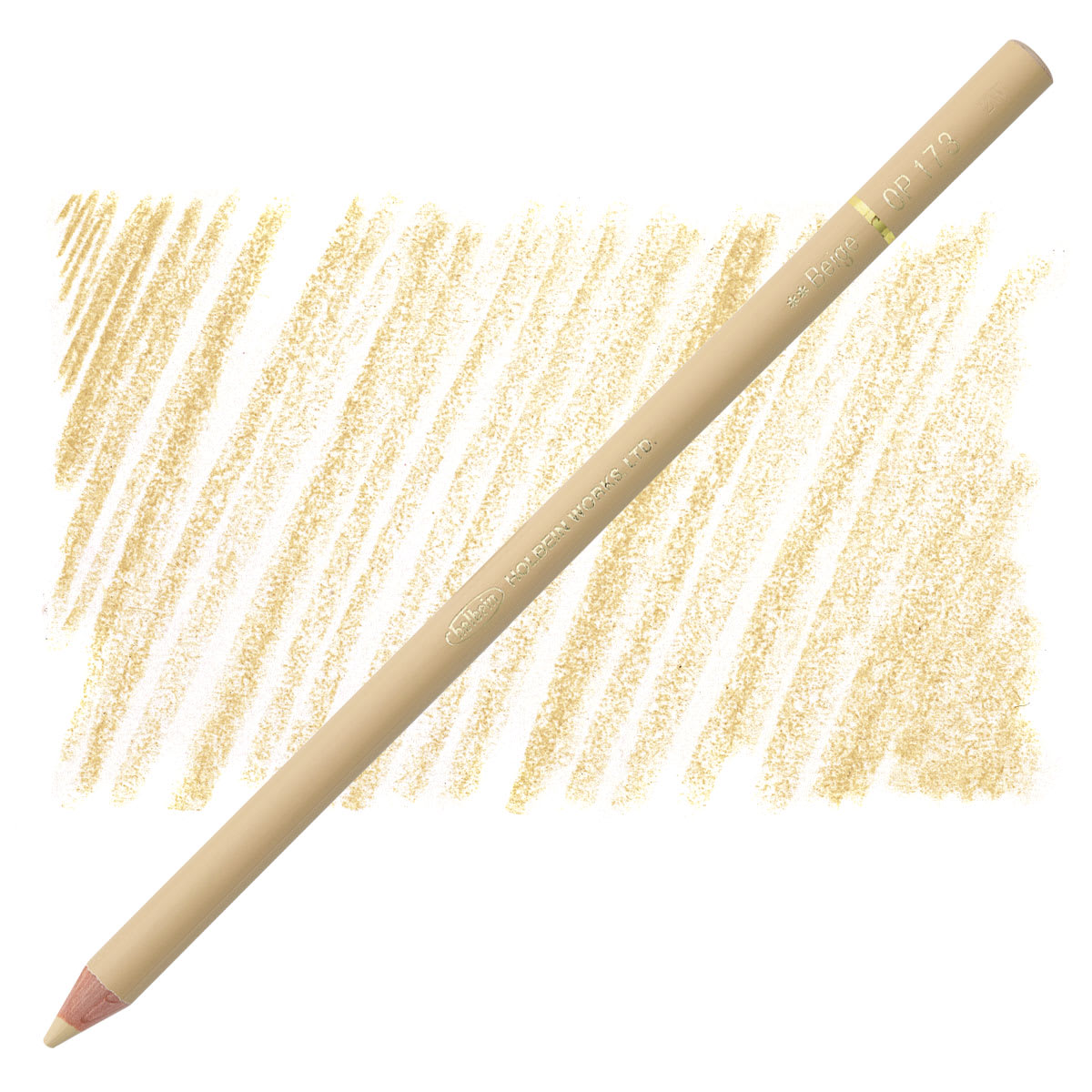 Holbein Artists' Colored Pencil - Beige, OP173 pencil and swatch