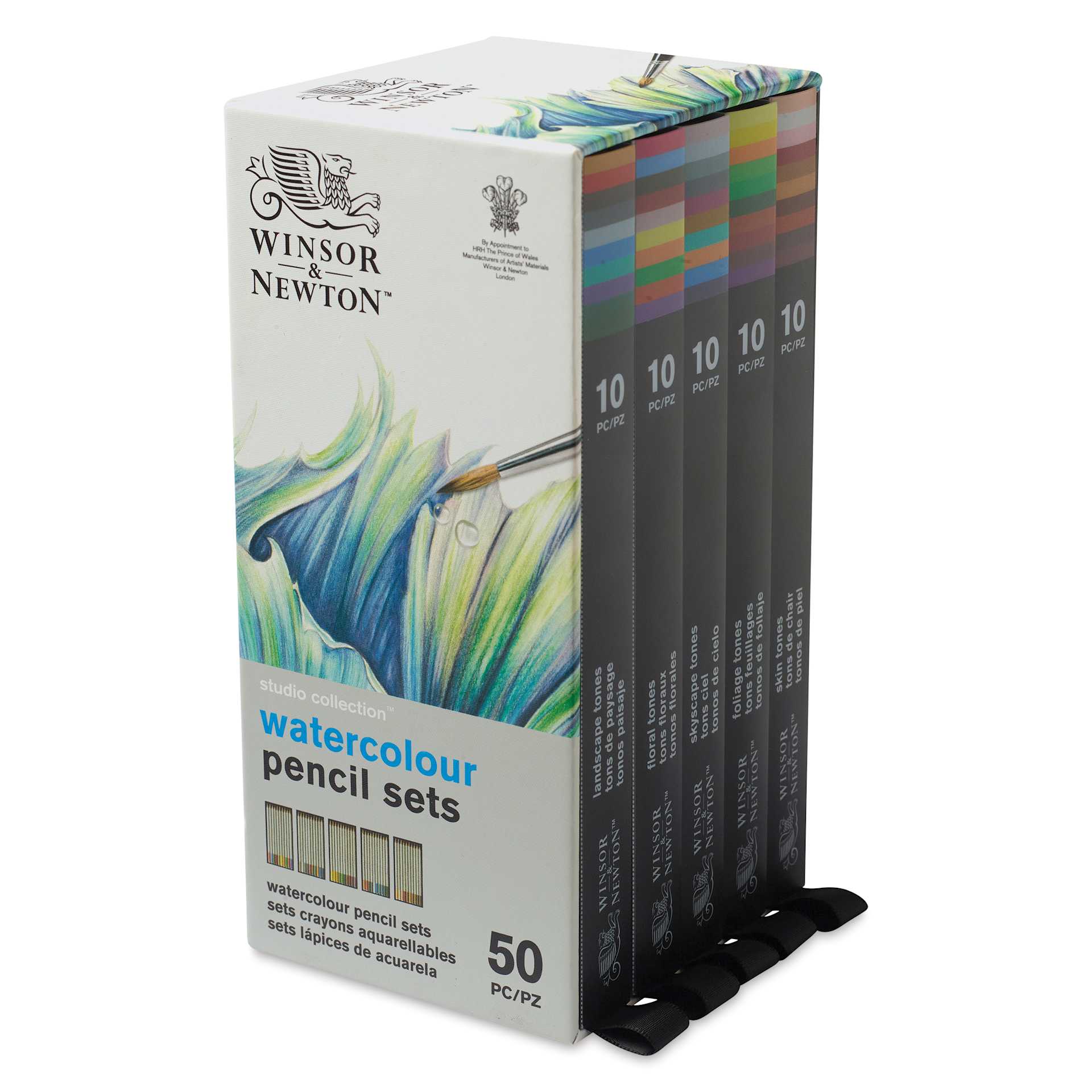Winsor & Newton Studio Collection Watercolor Pencils - Set of 50