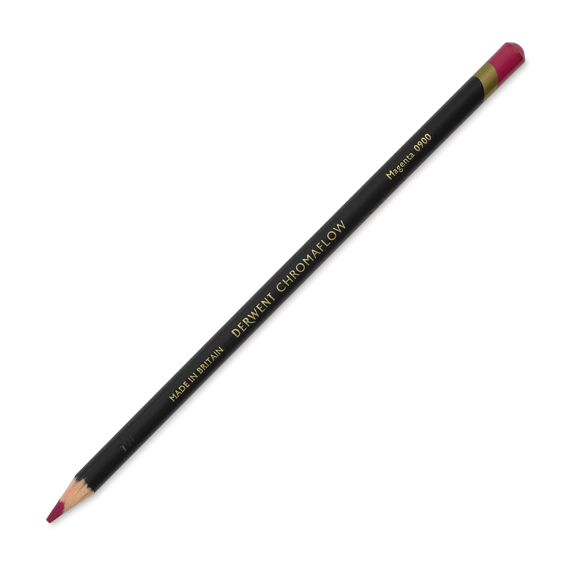 Derwent Chromaflow Colored Pencil - Magenta, single pencil